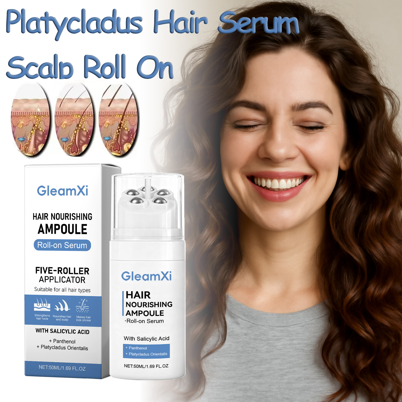 Hair Care Serum - Platycladus Hair Nourishing Serum Roll-on Increase