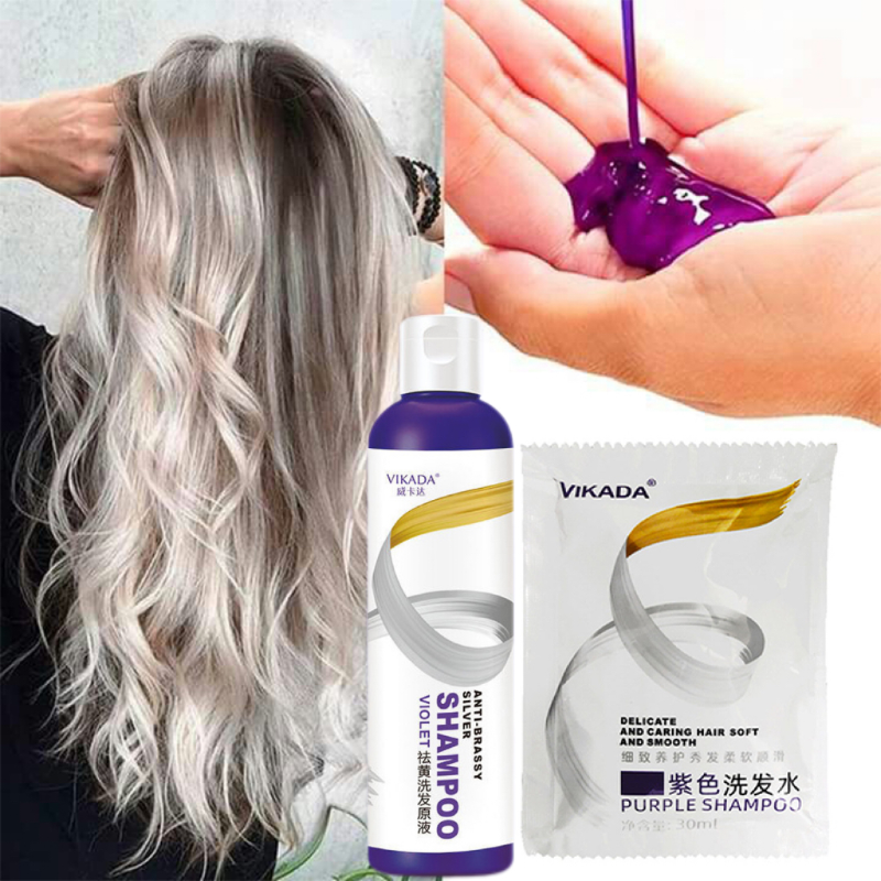 Purple Toning Shampoo - Purple Shampoo Washes Away Excess Yellow