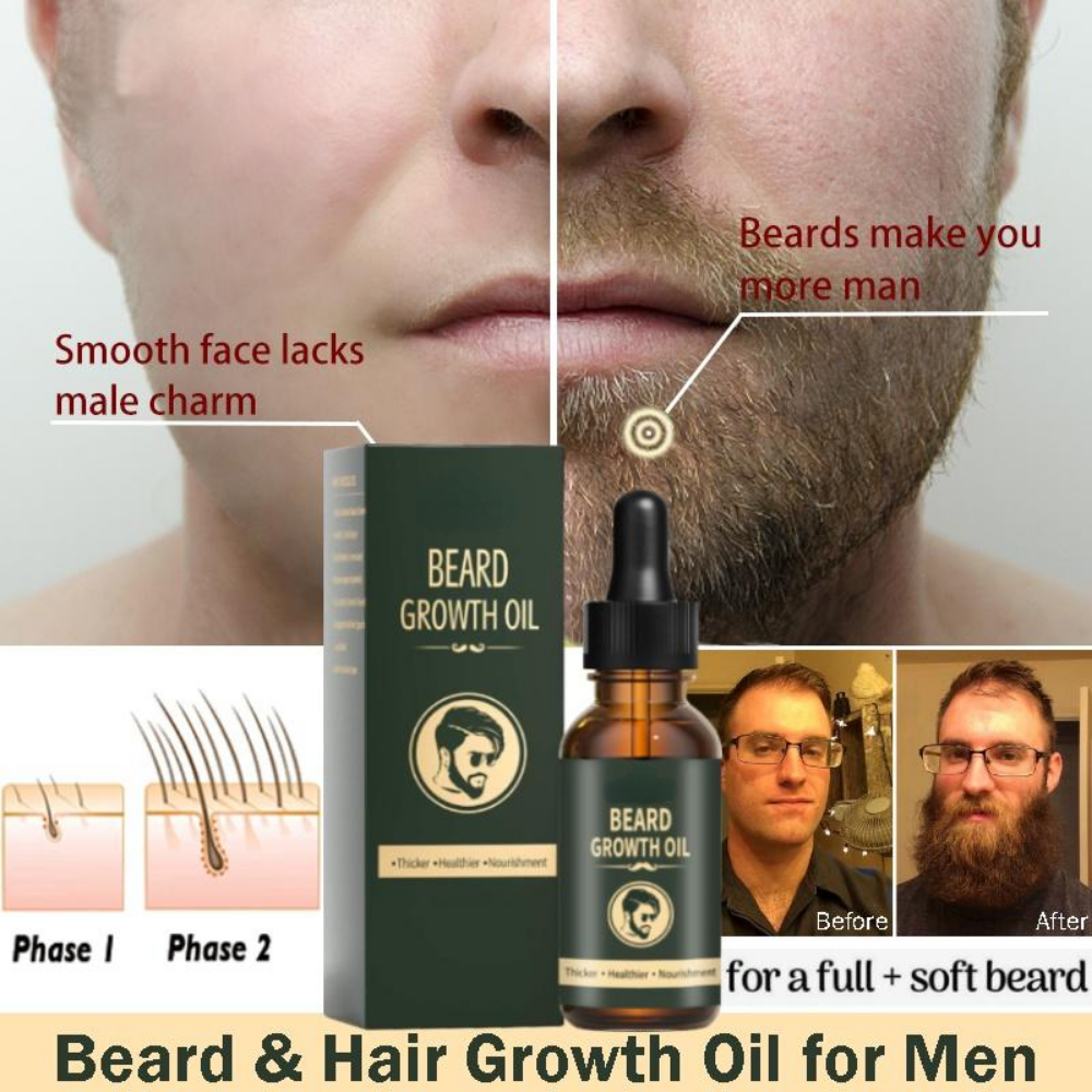 Hair Care Essence Oil Spray - Fast Beard Growth Oil Beard Oil