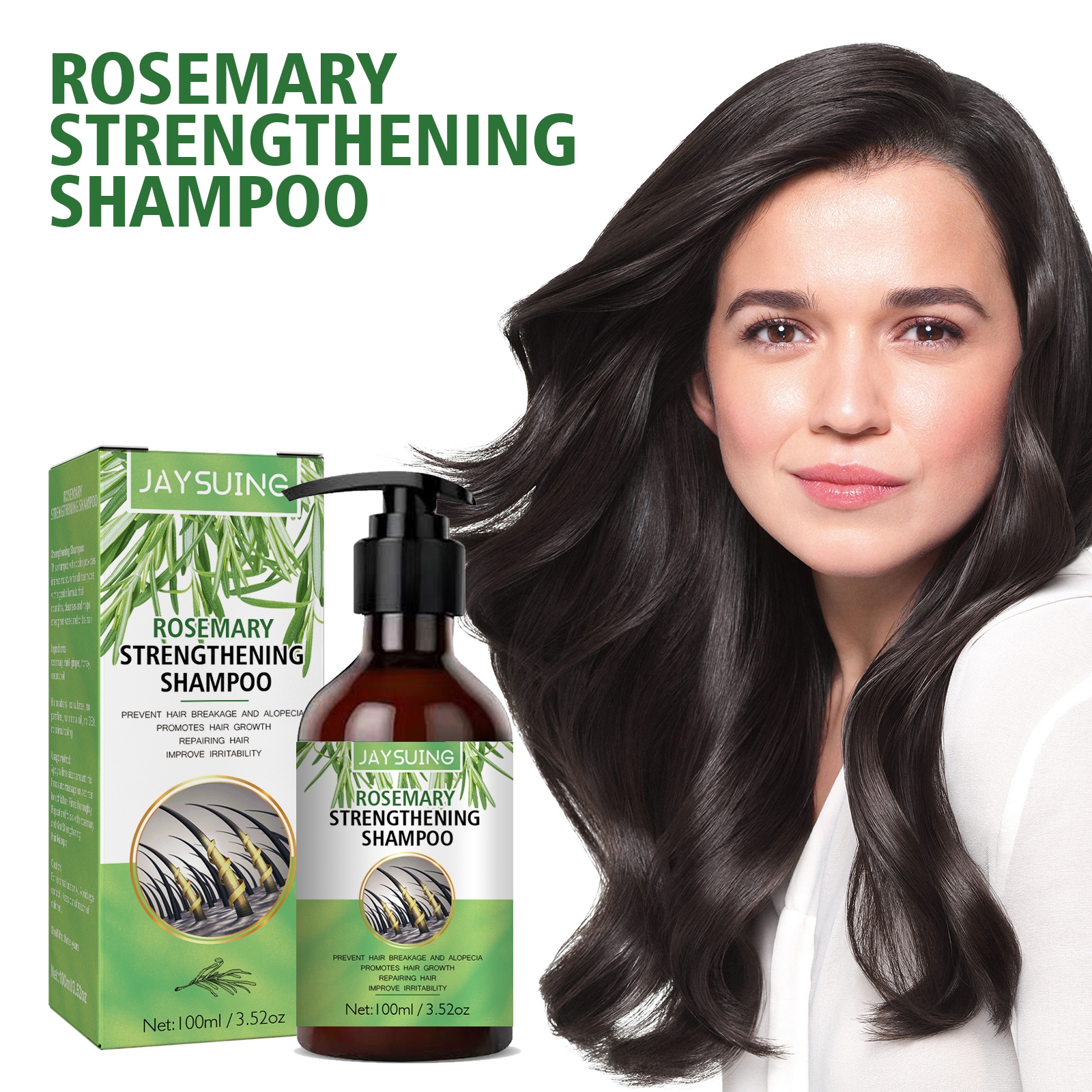 Purple Toning Shampoo - Rosemary Shampoo Anti Hair Loss Fluffy