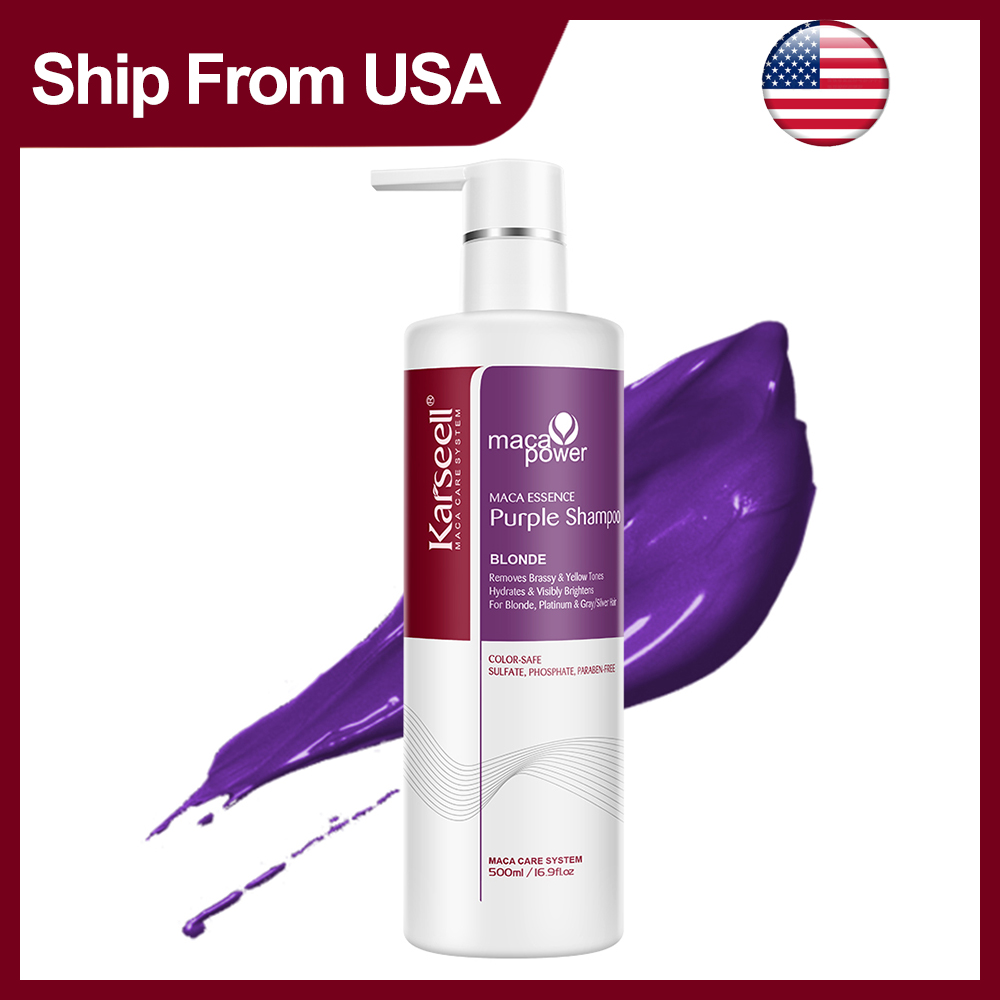 Karseell 500ml Purple Shampoo  - đánh giá và giá Purple Toning Shampoo