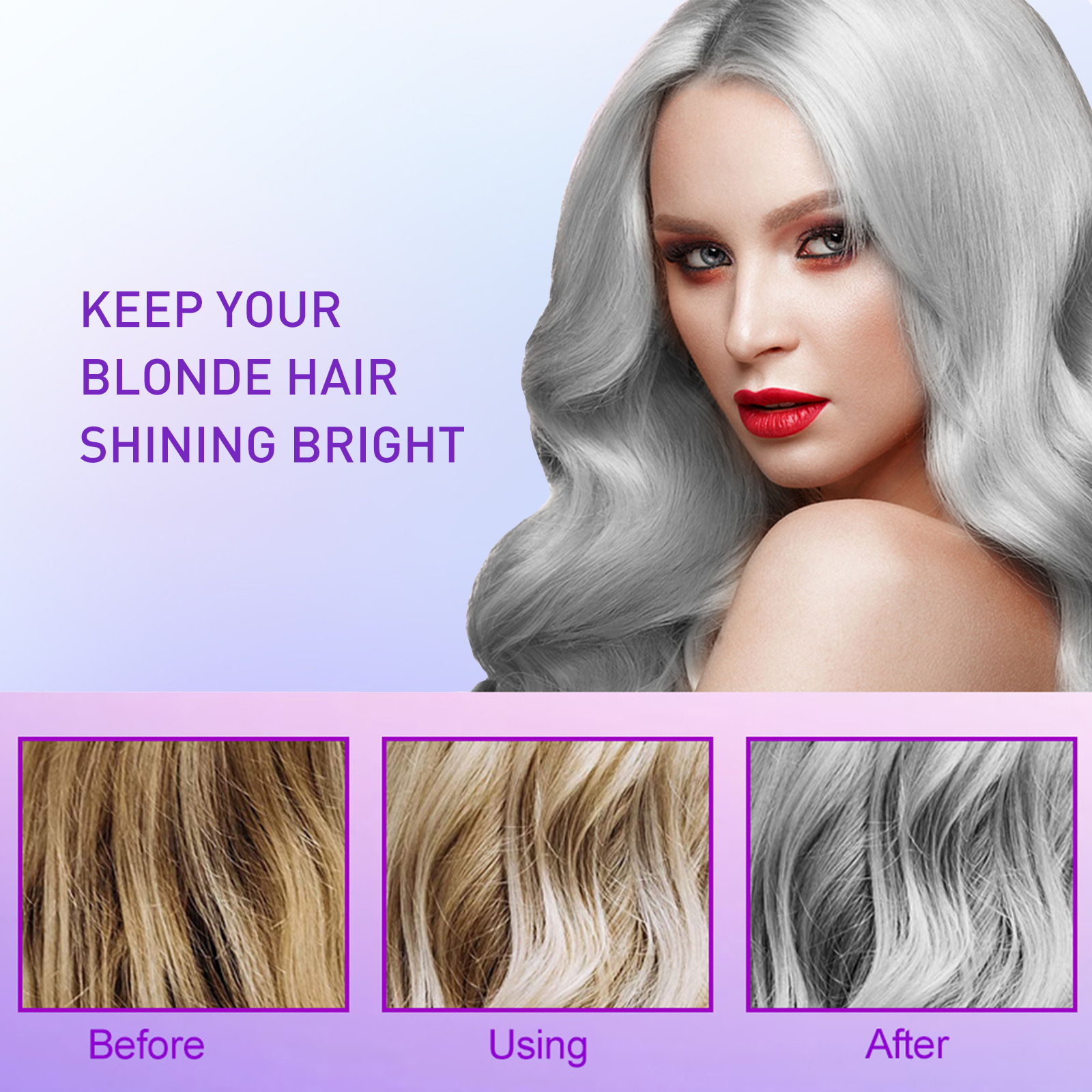 Gray Color Fixing Hair Dye Sha - đánh giá và giá Purple Toning Shampoo