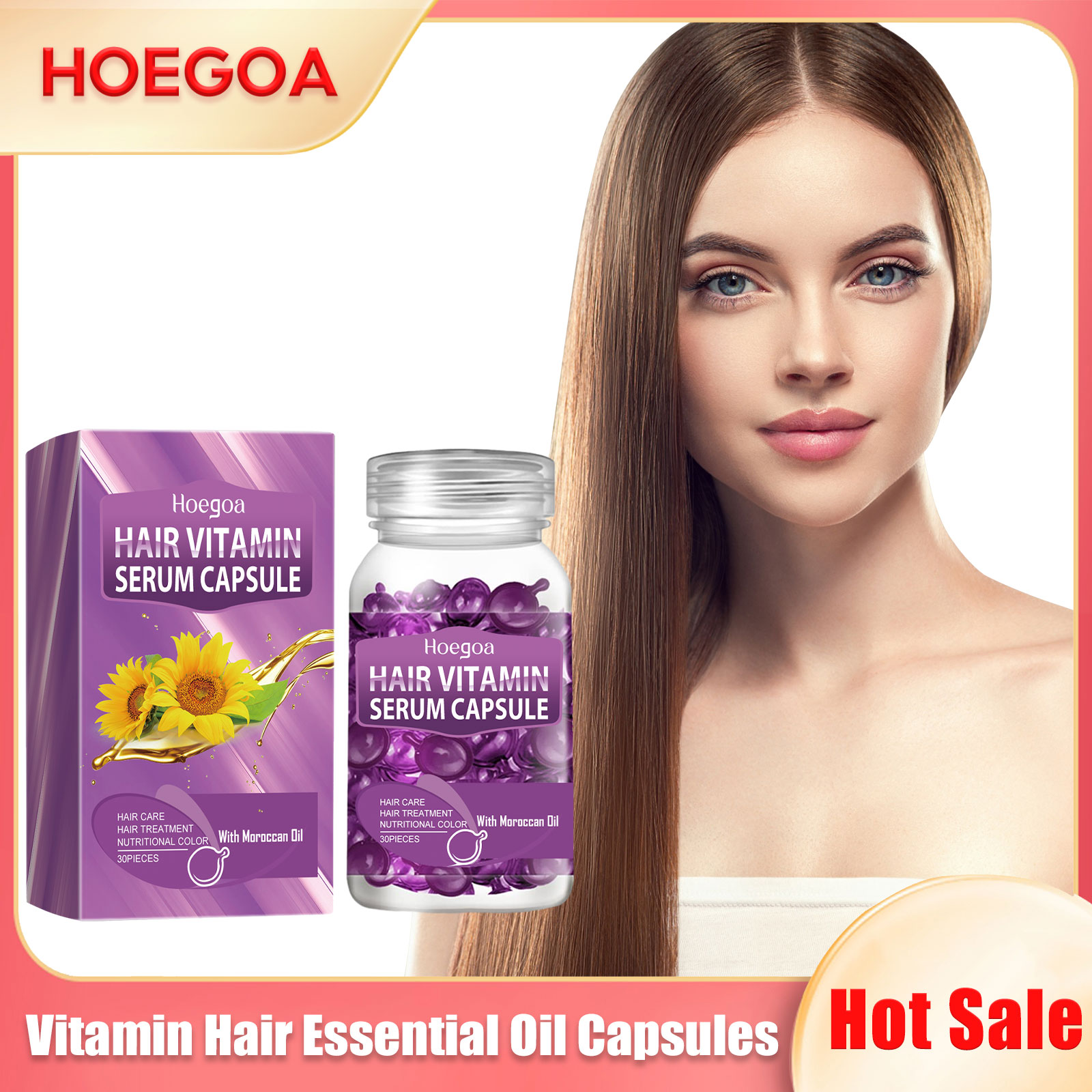 Vitamin Hair Essential Oil Cap - đánh giá và giá Hair Care Serum