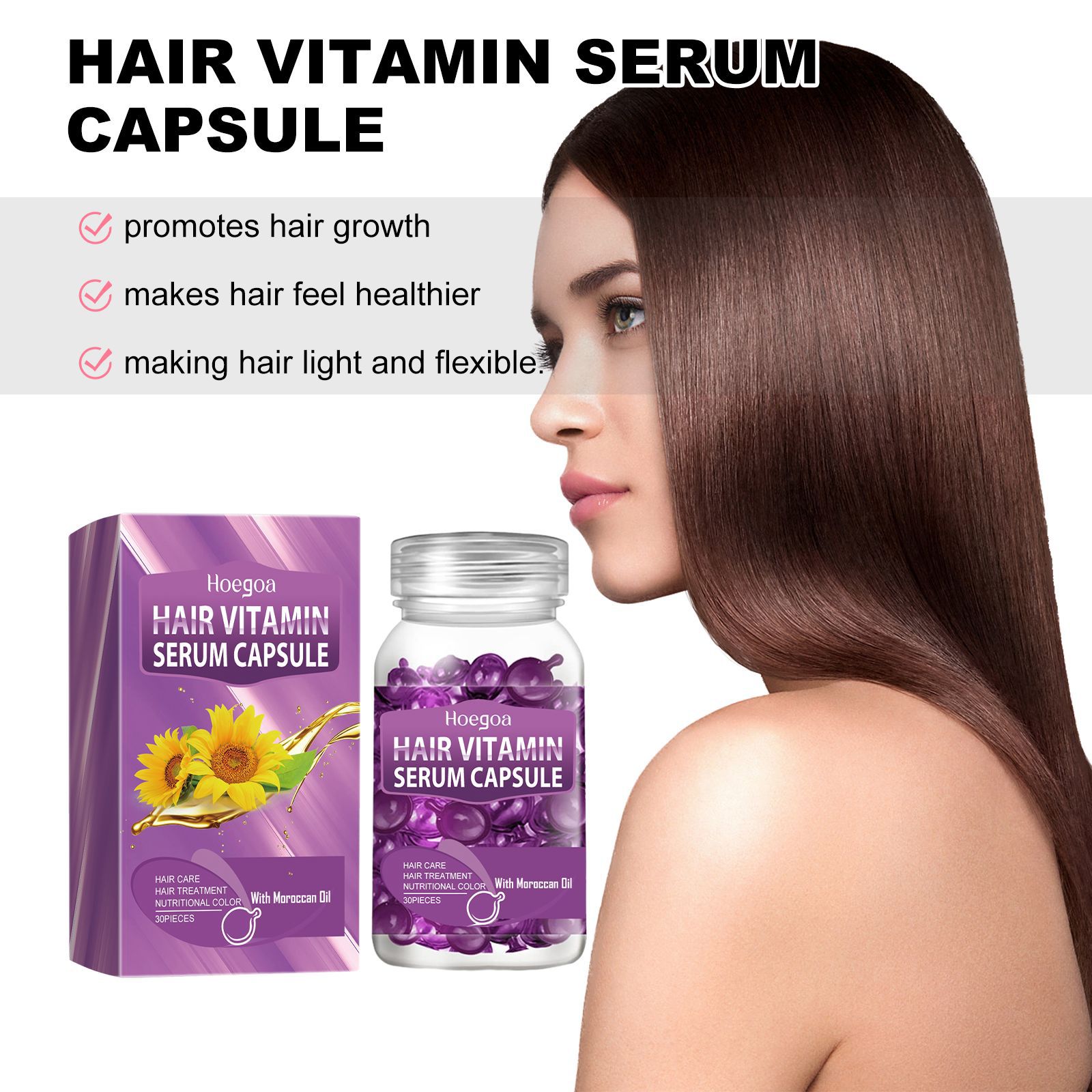 Vitamin Hair Essential Oil Cap - đánh giá và giá Hair Care Serum
