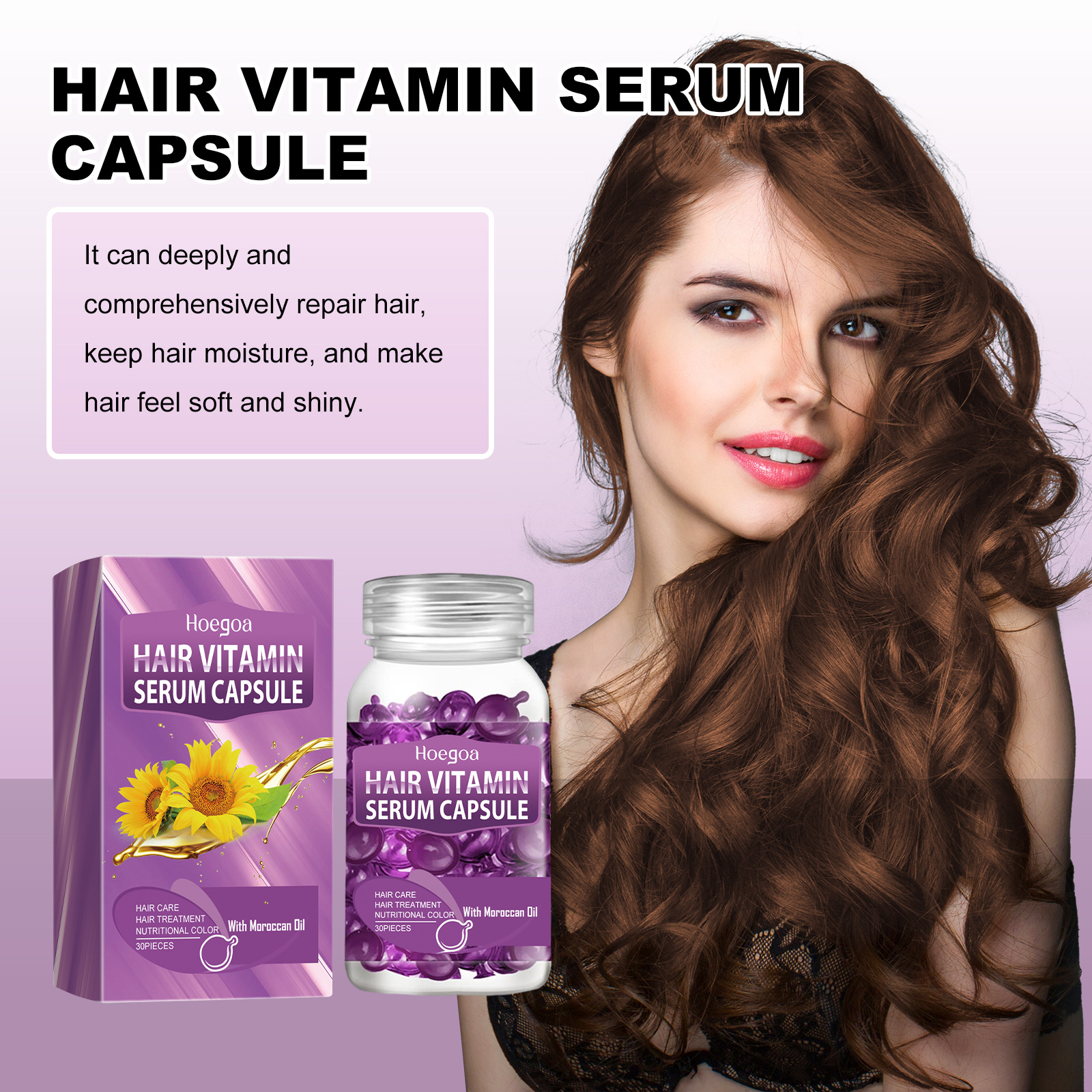 Vitamin Hair Essential Oil Cap - đánh giá và giá Hair Care Serum