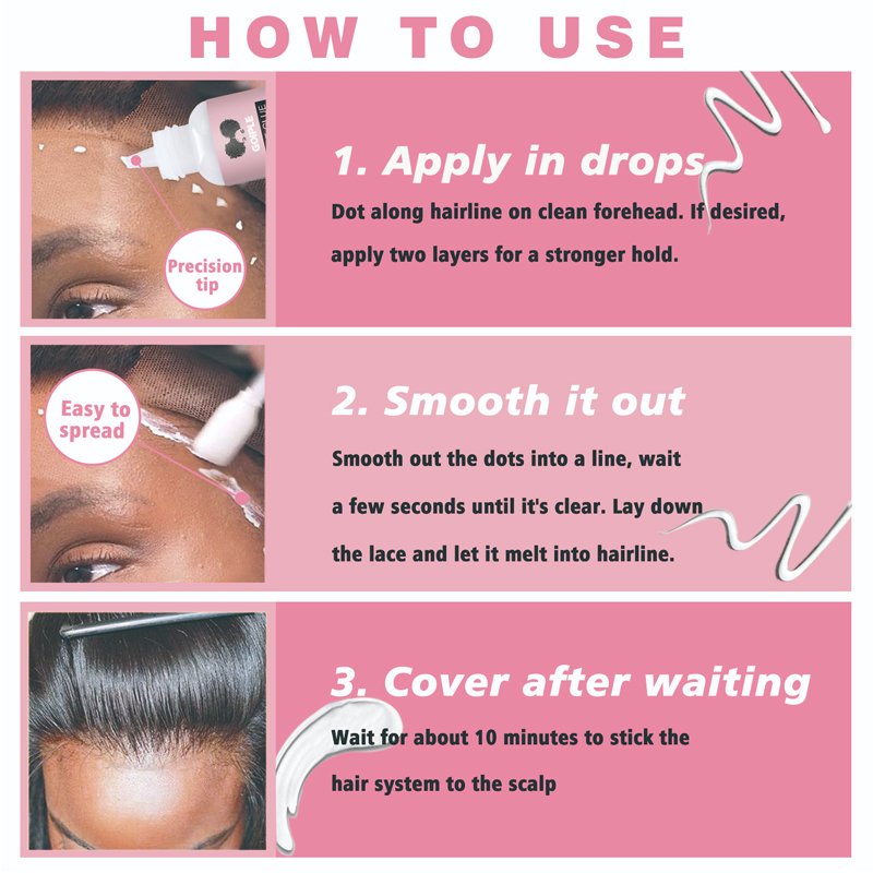 Invisible Wig Adhesive Hair La - đánh giá và giá Edge Control Gel