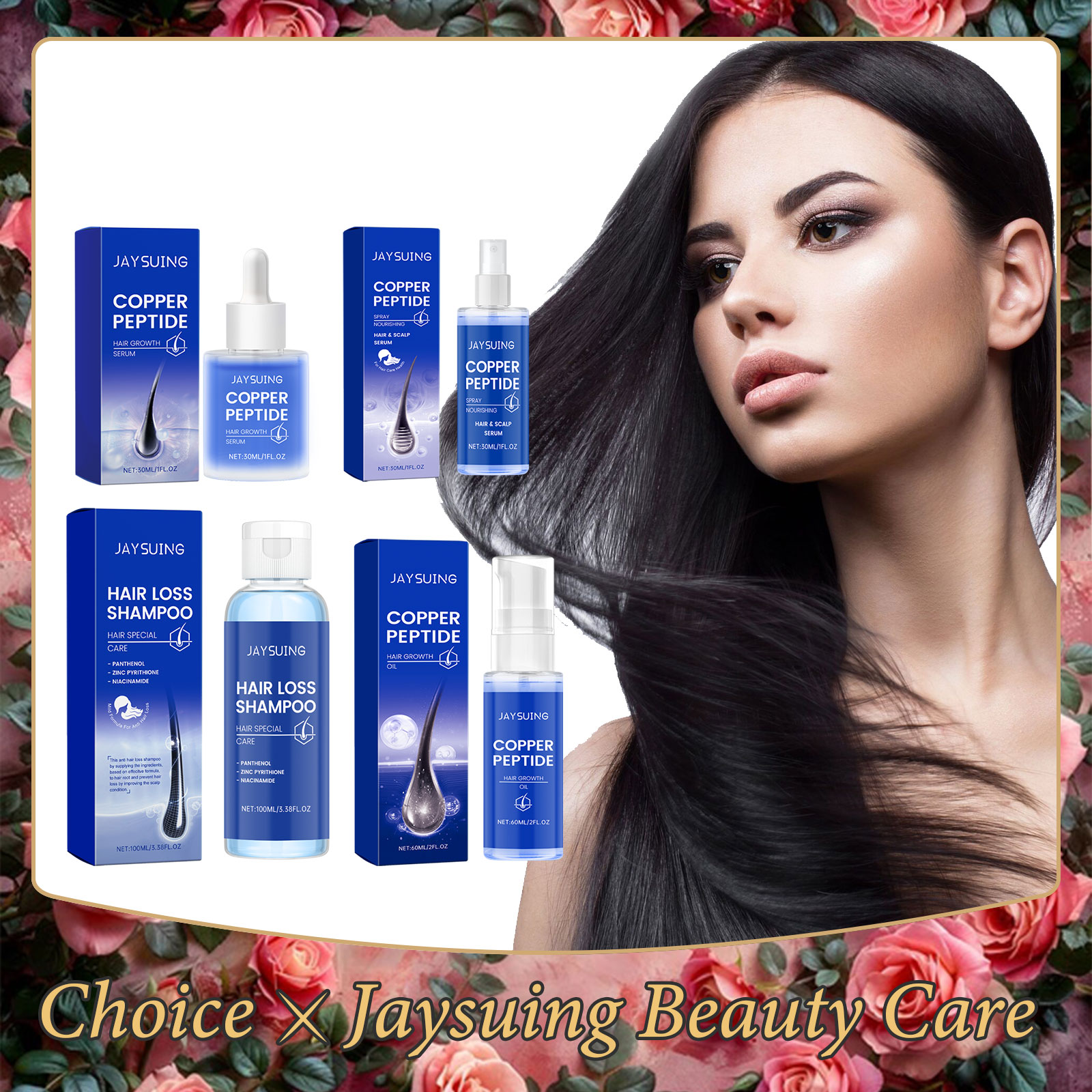 Copper Peptide Shampoo Hair Gr - đánh giá và giá Hair Care Essence Oil Spray
