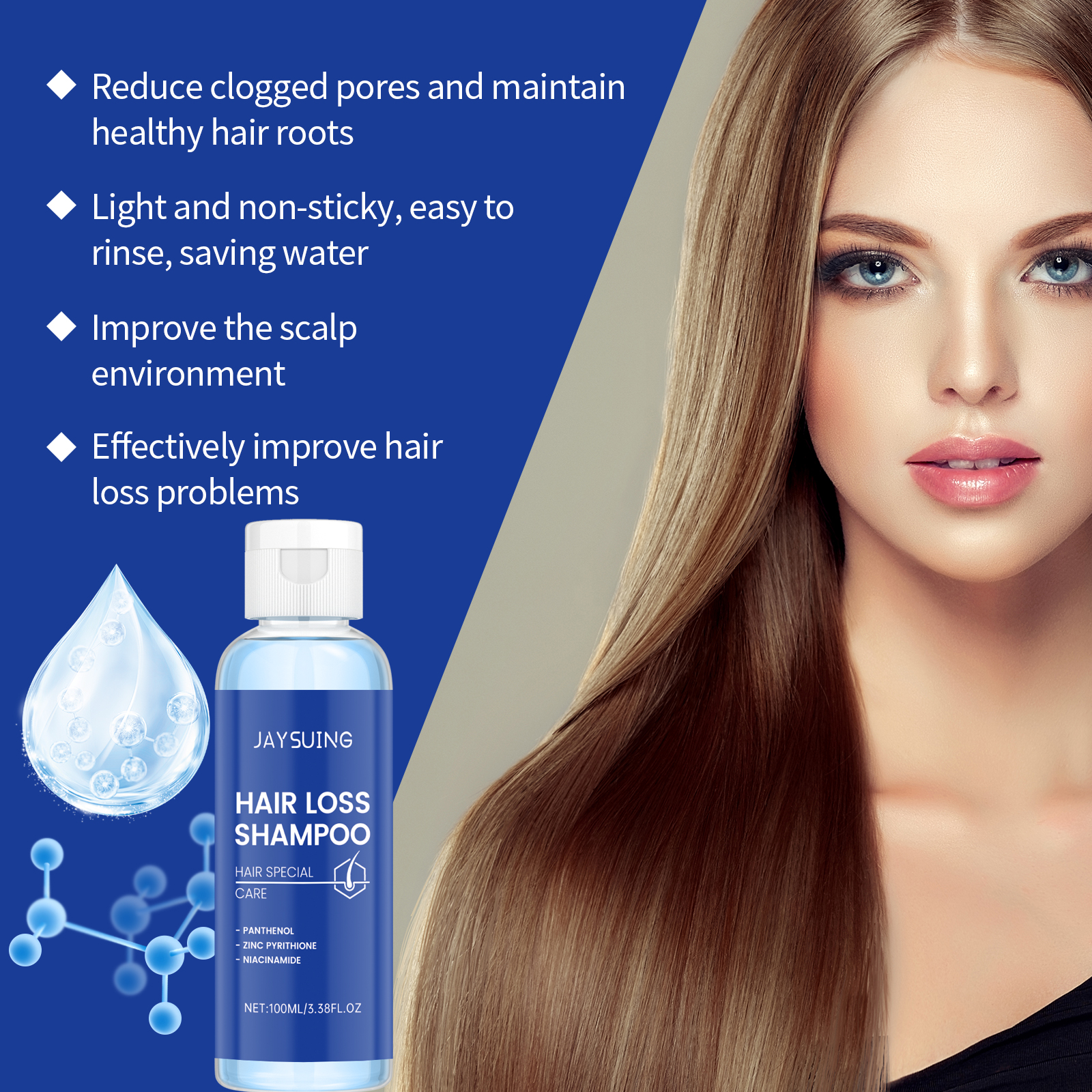 Copper Peptide Shampoo Hair Gr - đánh giá và giá Hair Care Essence Oil Spray