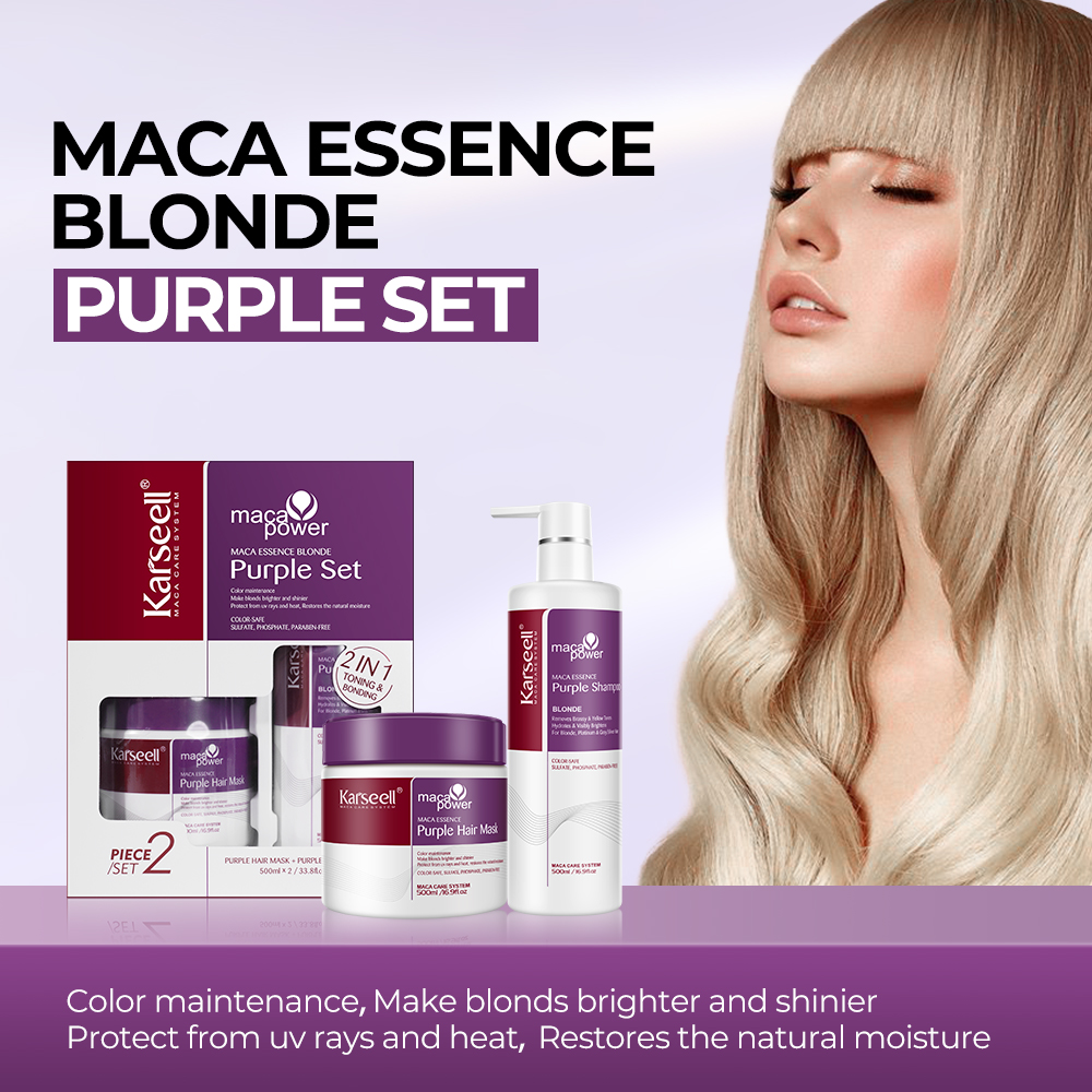 Karseell Purple Hair Mask Purp - đánh giá và giá Purple Toning Shampoo