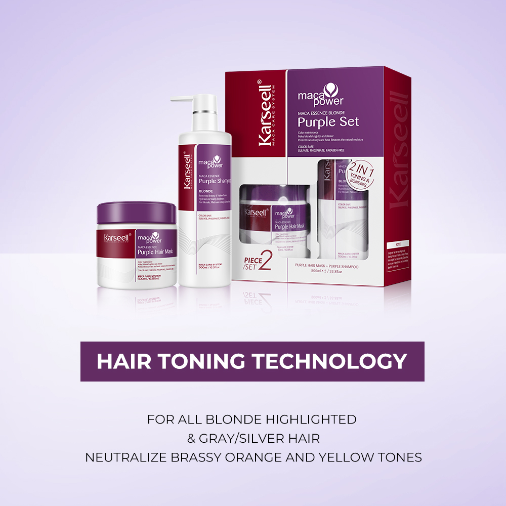 Karseell Purple Hair Mask Purp - đánh giá và giá Purple Toning Shampoo
