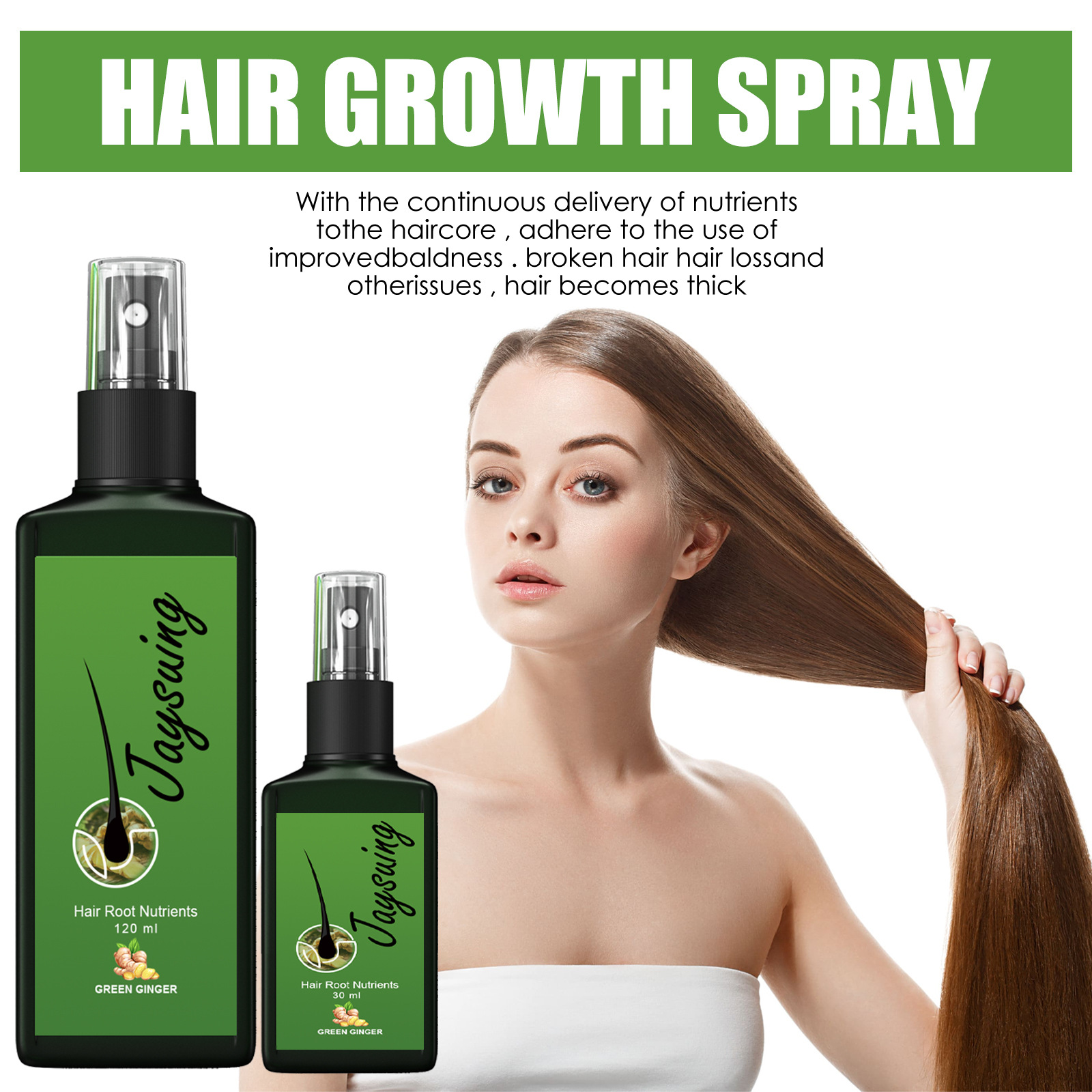 Fast Ginger Hair Growth Spray  - đánh giá và giá Hair Care Serum