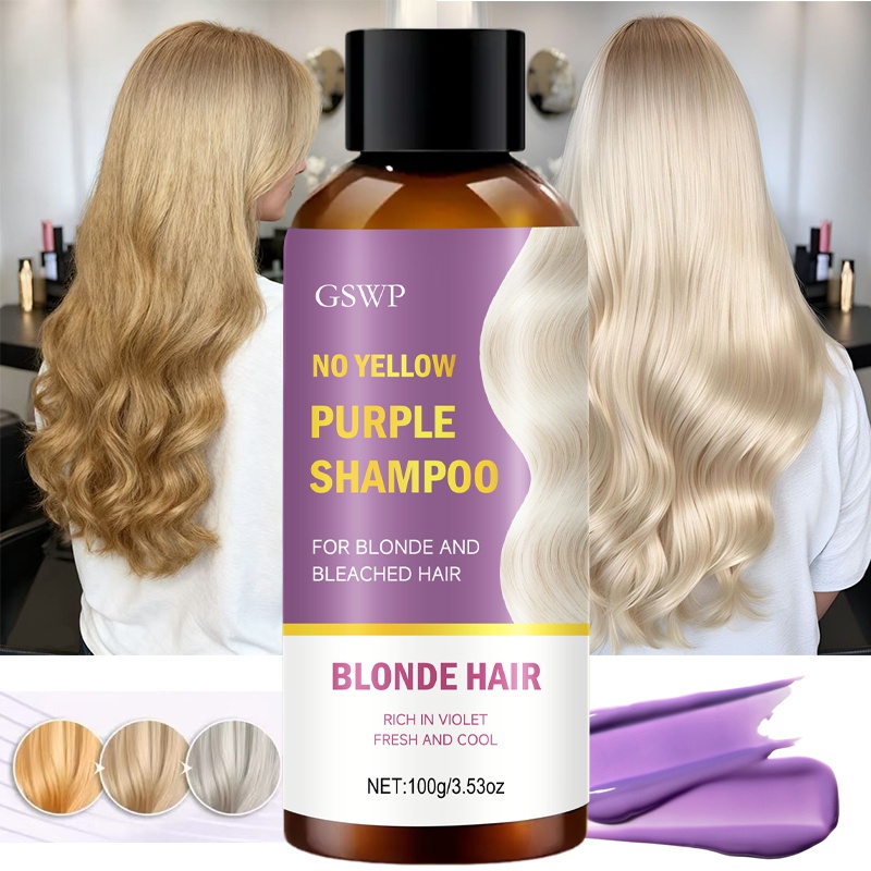 GSWP Anti-Yellow/Purple Shampo - đánh giá và giá Purple Toning Shampoo