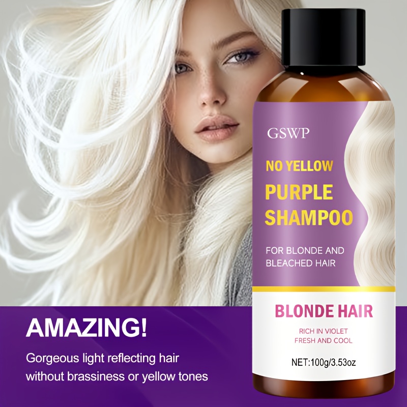 GSWP Anti-Yellow/Purple Shampo - đánh giá và giá Purple Toning Shampoo