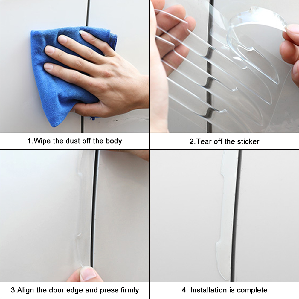 4PCS Transparent Car Door Edge - đánh giá và giá Edge Control Gel