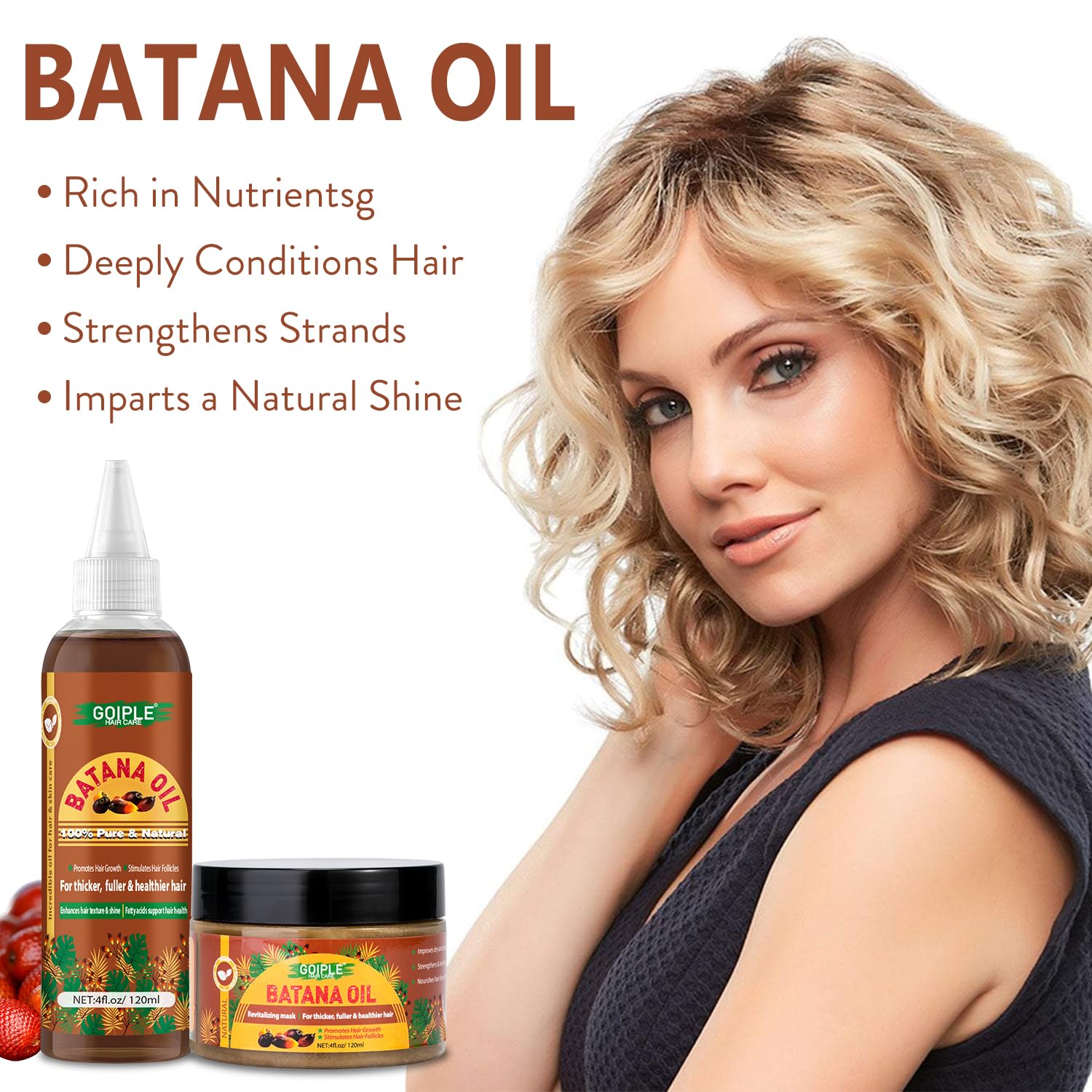GOIPLE Natural Batana Oil Prom - đánh giá và giá Hair Care Essence Oil Spray