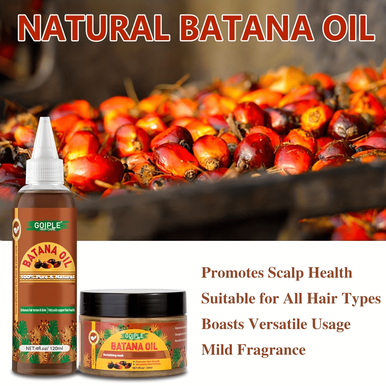 GOIPLE Natural Batana Oil Prom - đánh giá và giá Hair Care Essence Oil Spray