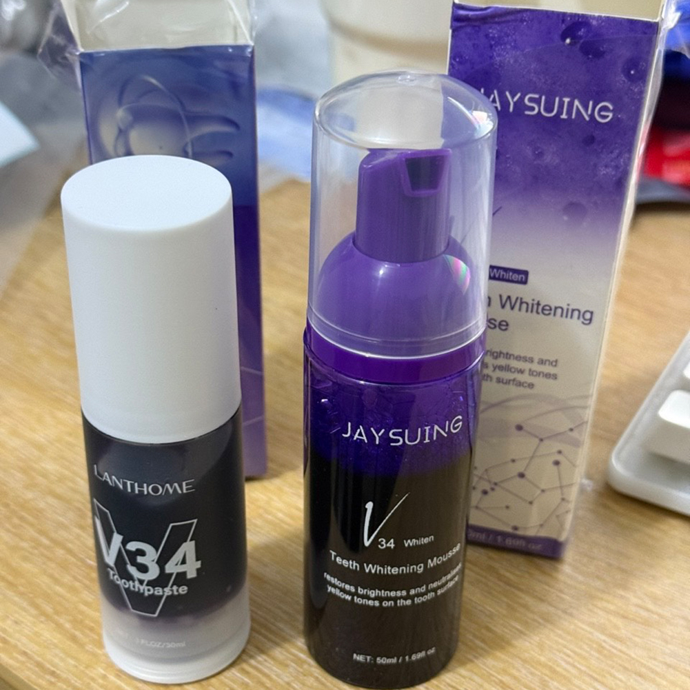 V34 Tooth Colour Corrector Ser - đánh giá và giá Purple Toning Shampoo
