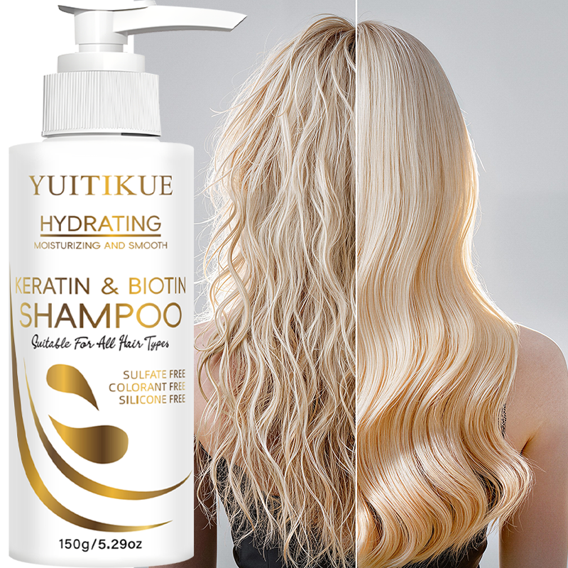 YUITIKUE Keratin & Biotin Hydr - đánh giá và giá Purple Toning Shampoo