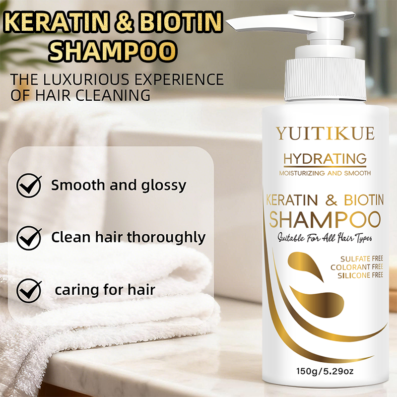 YUITIKUE Keratin & Biotin Hydr - đánh giá và giá Purple Toning Shampoo