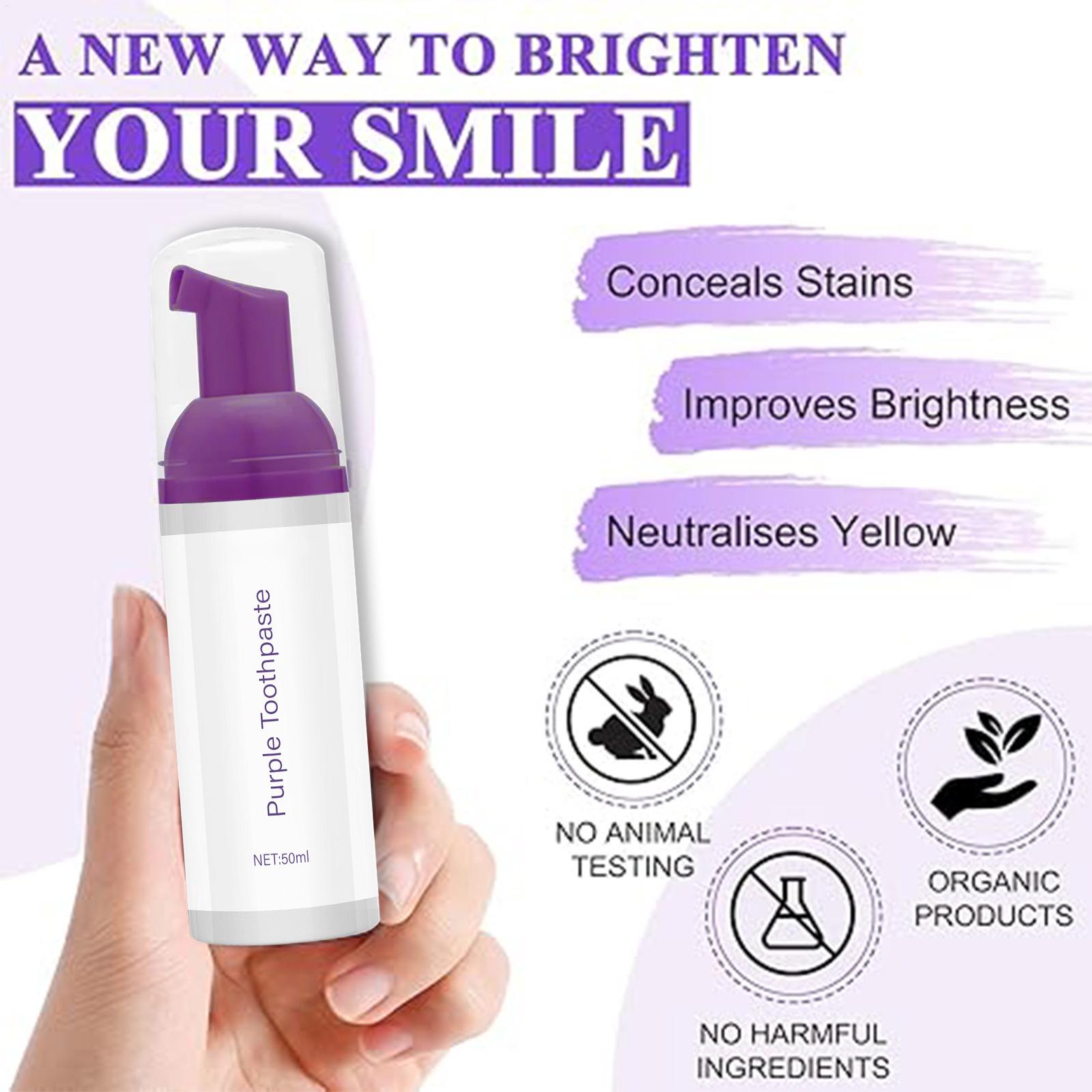 50ml Purple Whitening Toothpas - đánh giá và giá Purple Toning Shampoo