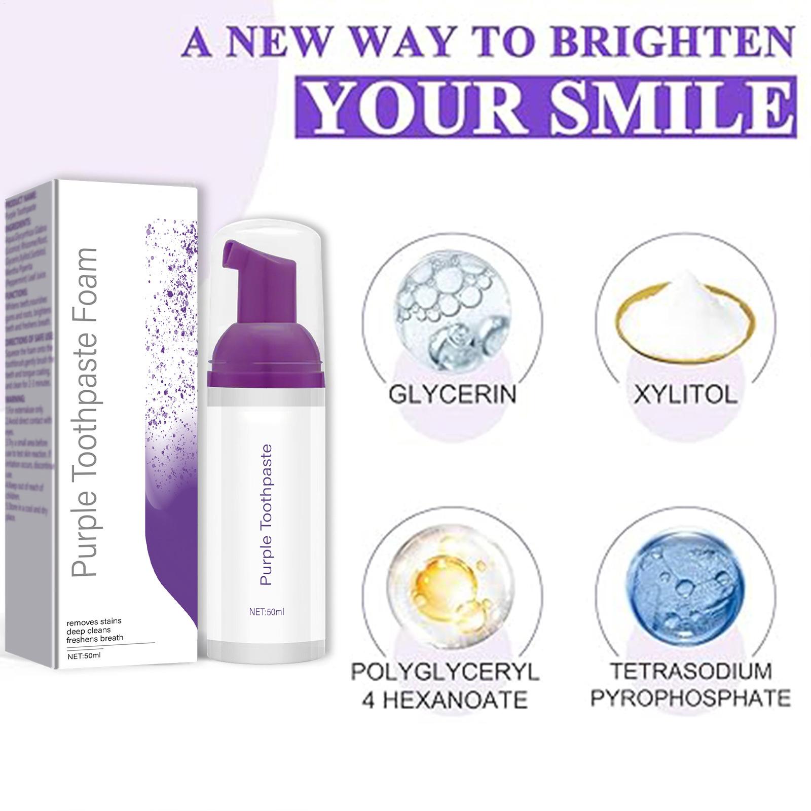 50ml Purple Whitening Toothpas - đánh giá và giá Purple Toning Shampoo