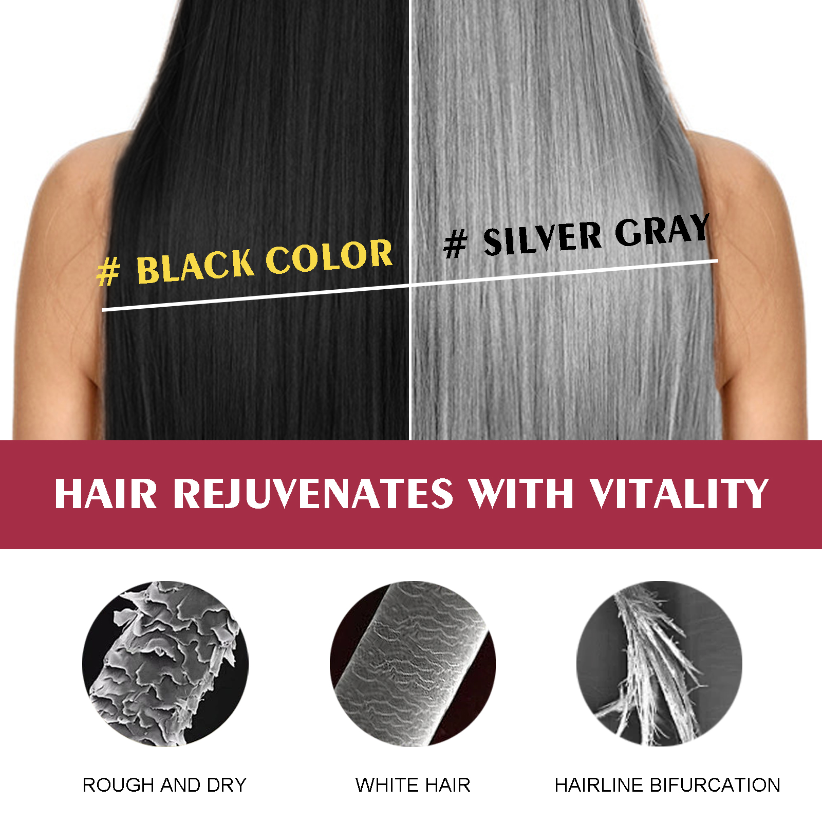 Black Hair Dye Shampoo (Silver - đánh giá và giá Purple Toning Shampoo