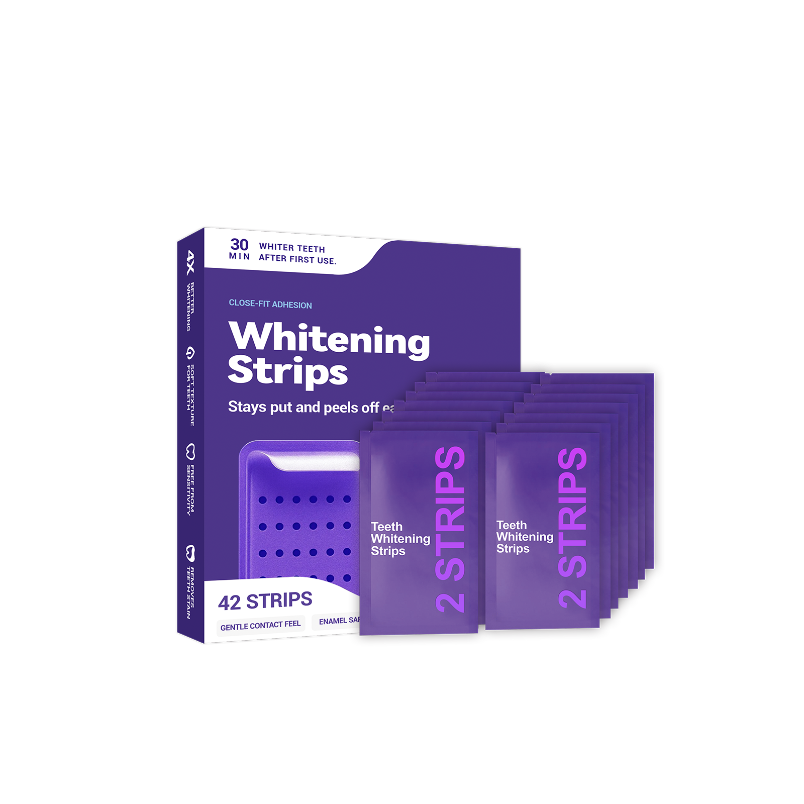 Purple Teeth Whitening Strips  - đánh giá và giá Purple Toning Shampoo