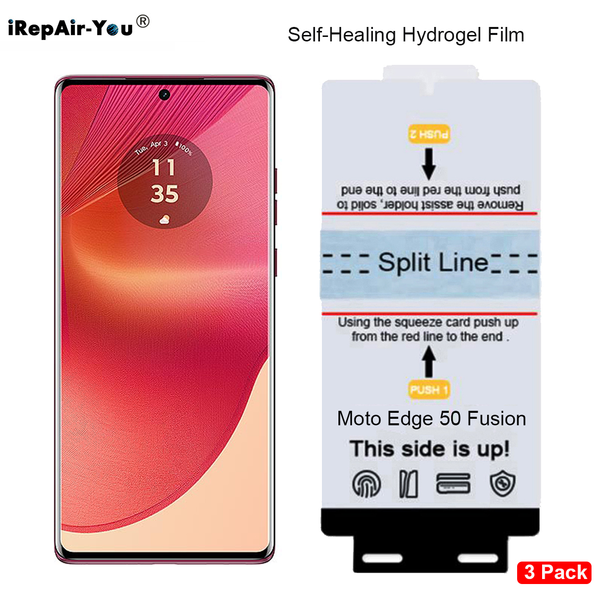 3Pcs Self Healing Hydrogel Gel - đánh giá và giá Edge Control Gel