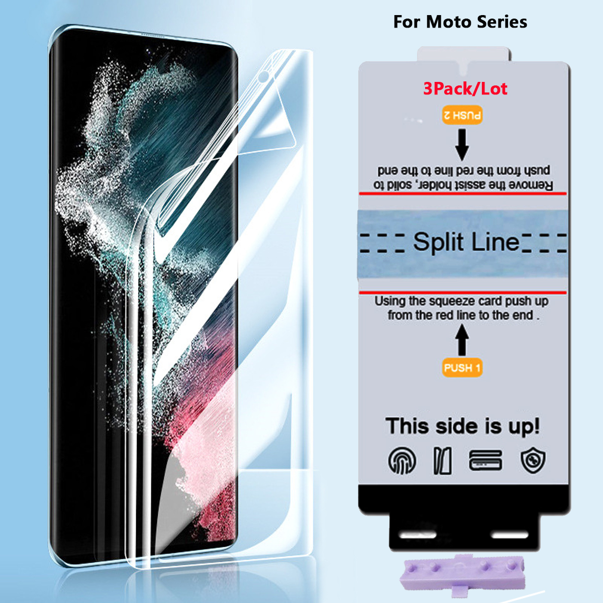 3Pcs Self Healing Hydrogel Gel - đánh giá và giá Edge Control Gel