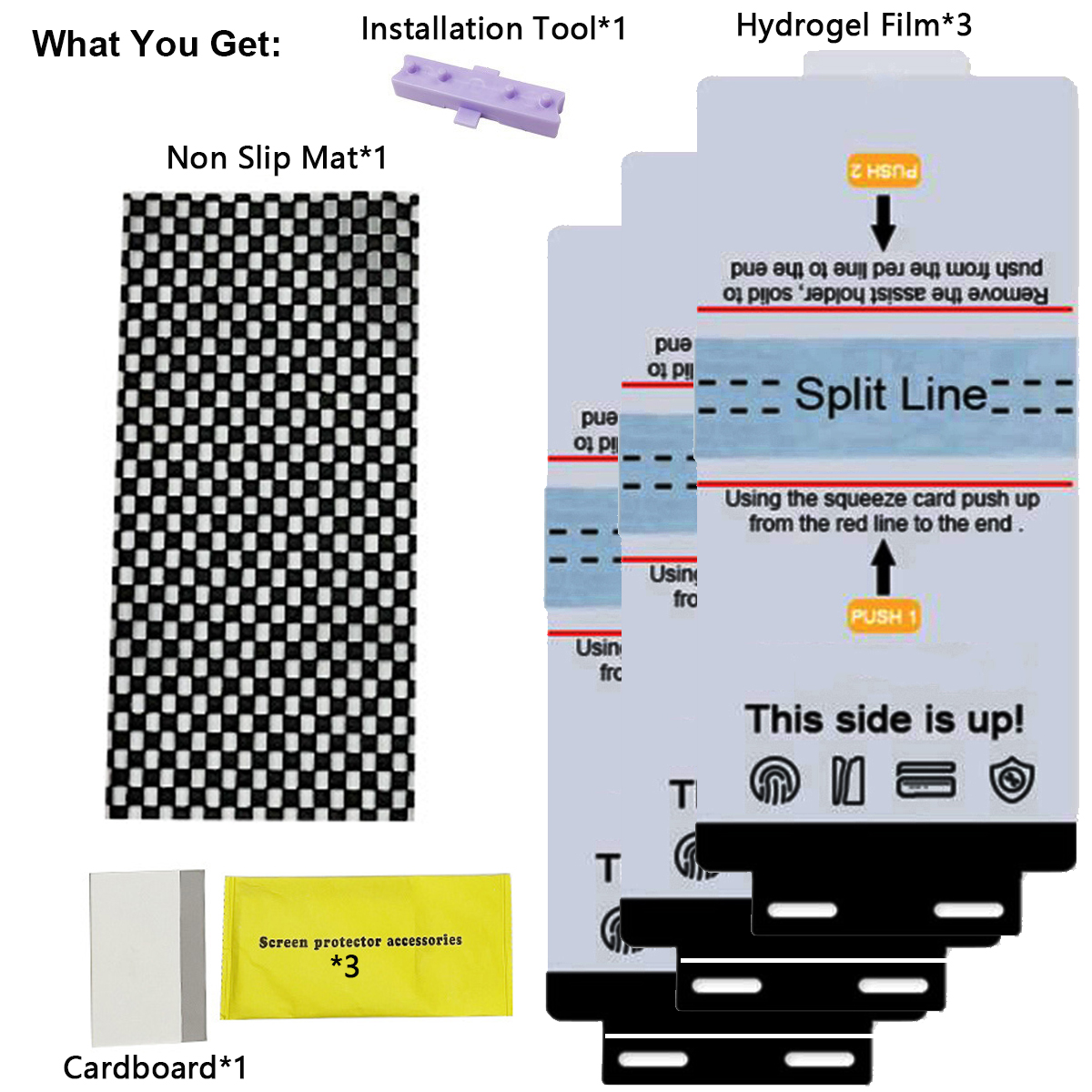 3Pcs Self Healing Hydrogel Gel - đánh giá và giá Edge Control Gel