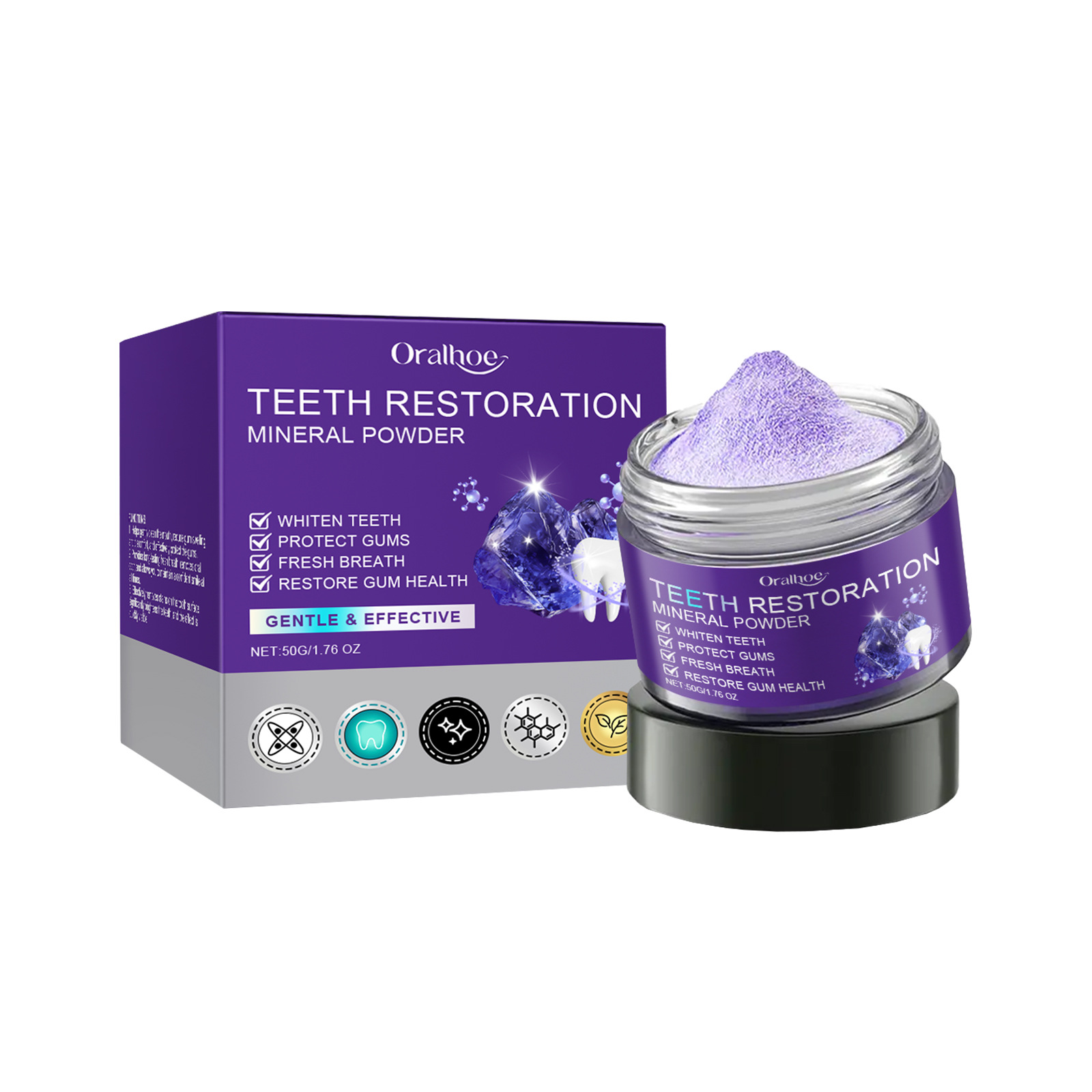 Teeth Restoration Mineral Powd - đánh giá và giá Purple Toning Shampoo