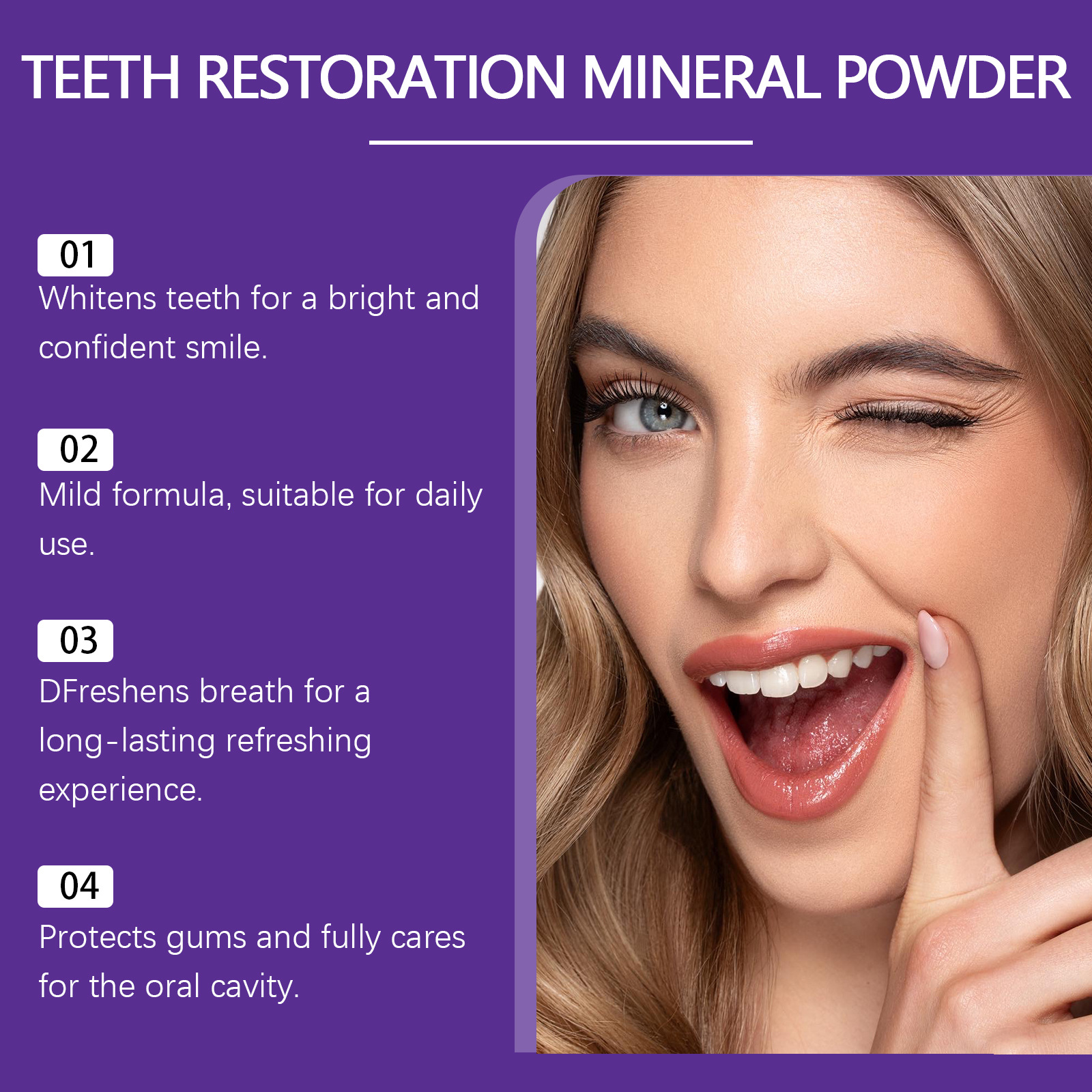 Teeth Restoration Mineral Powd - đánh giá và giá Purple Toning Shampoo