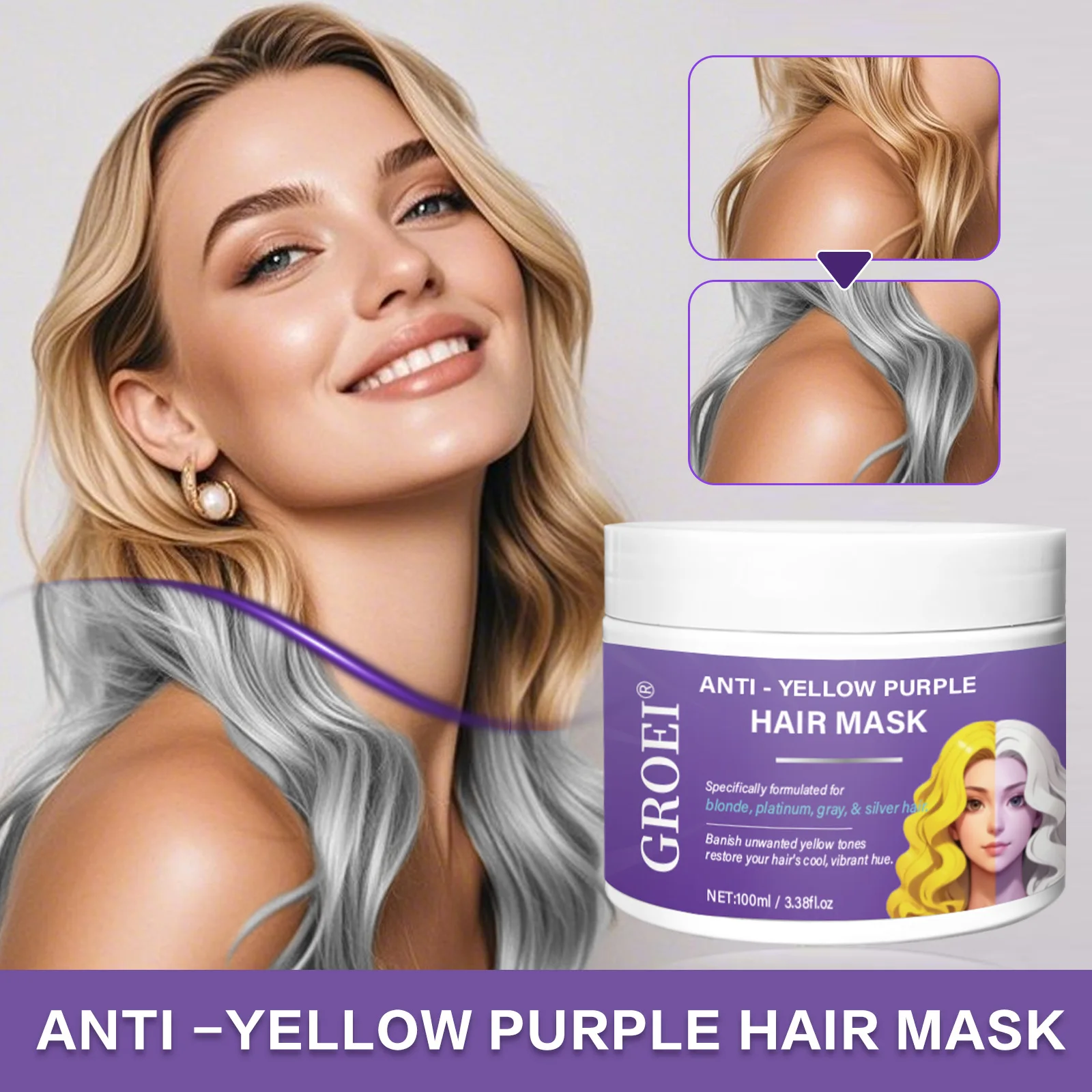 Lock Color Purple Hair Mask Bl - đánh giá và giá Purple Toning Shampoo
