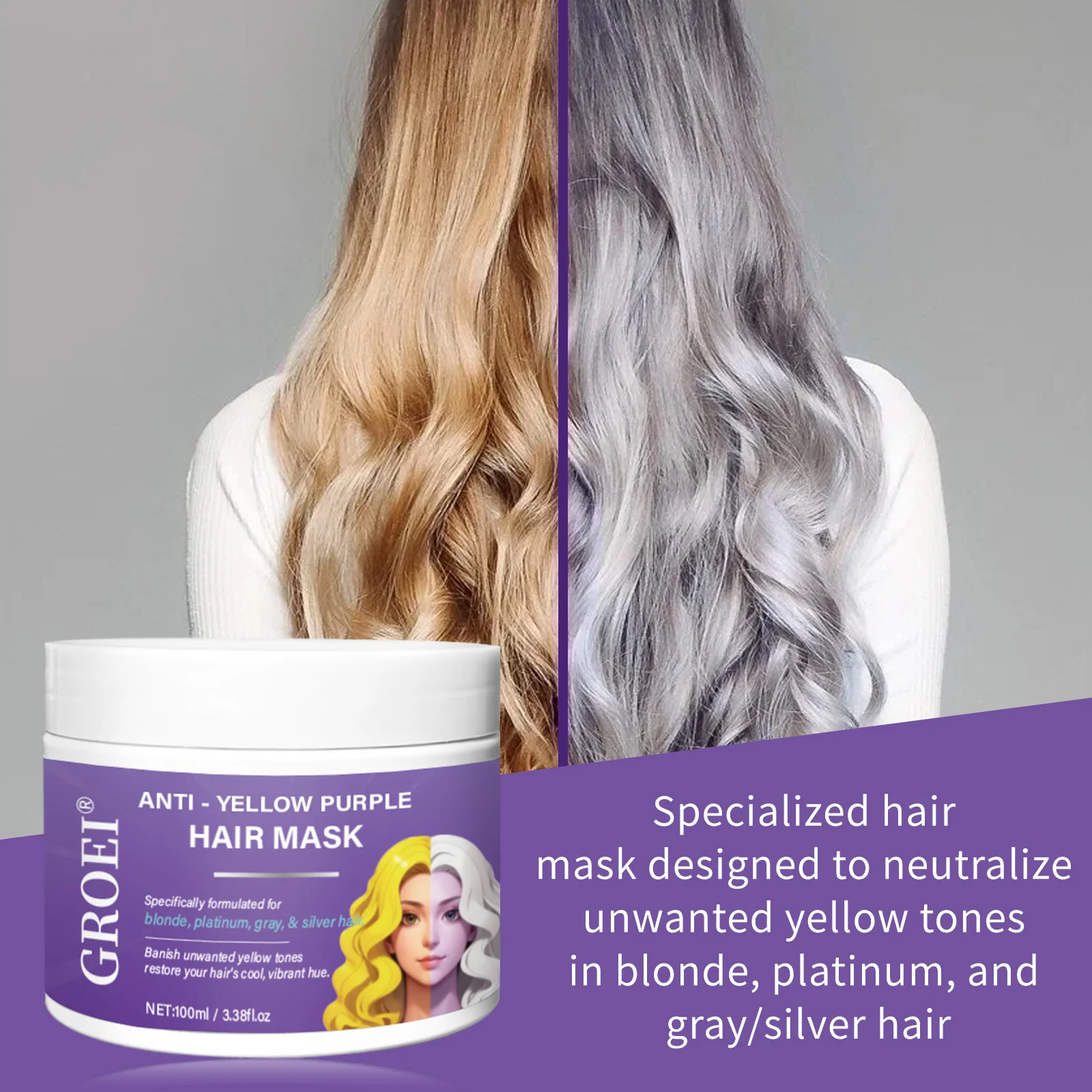 Lock Color Purple Hair Mask Bl - đánh giá và giá Purple Toning Shampoo