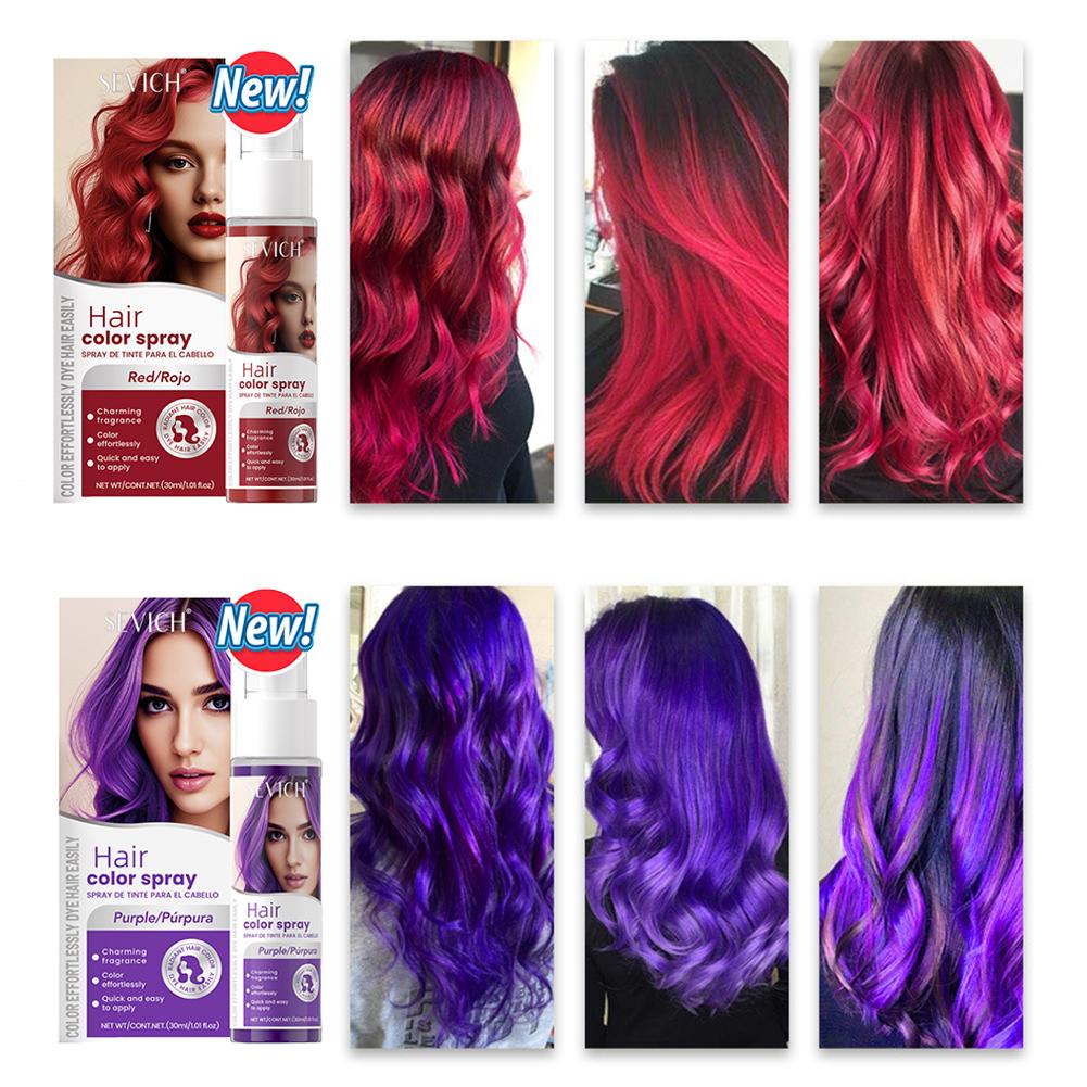 8 Colors Hair Color Spray Disp - đánh giá và giá Purple Toning Shampoo