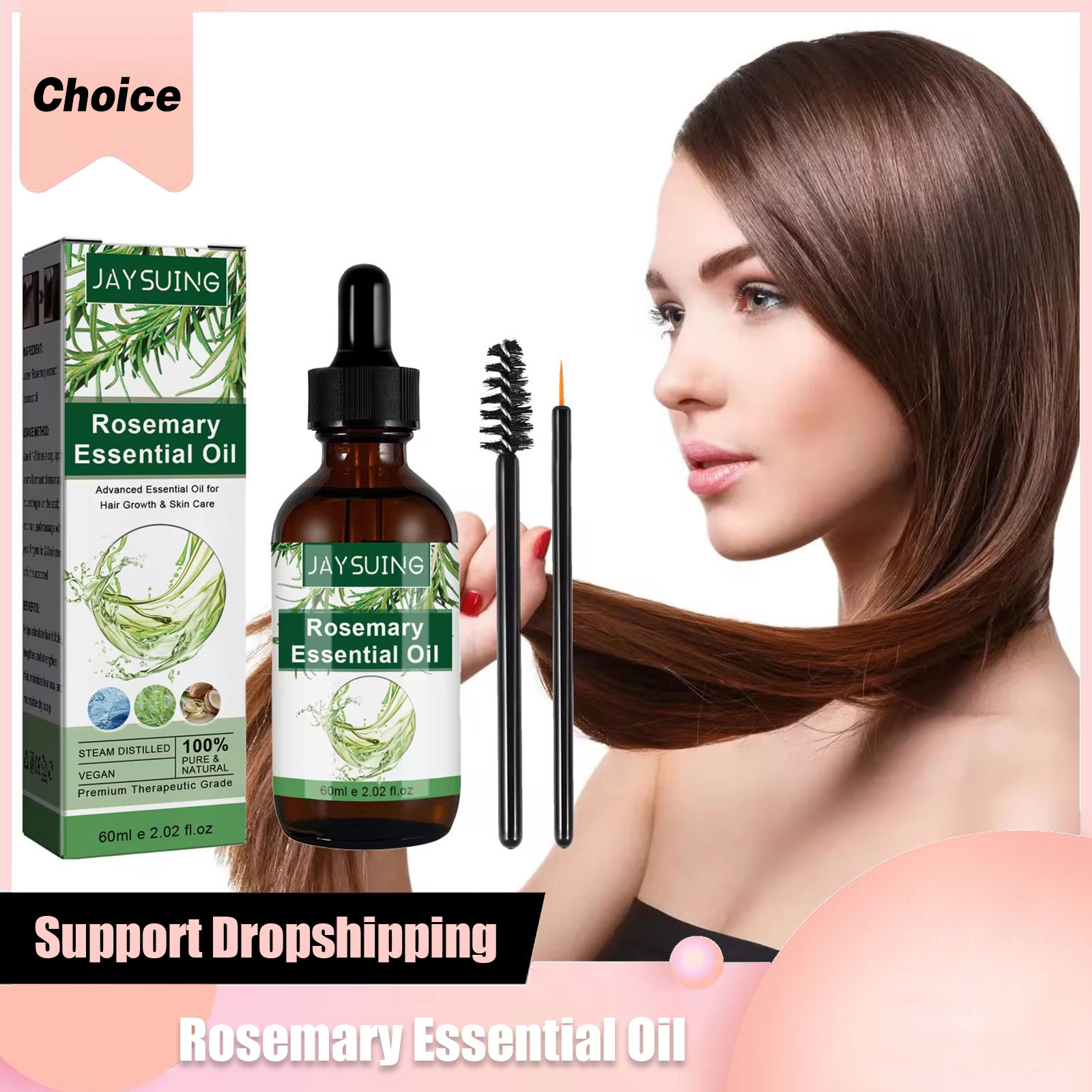 Rosemary Essential Oil For Hai - đánh giá và giá Hair Care Serum