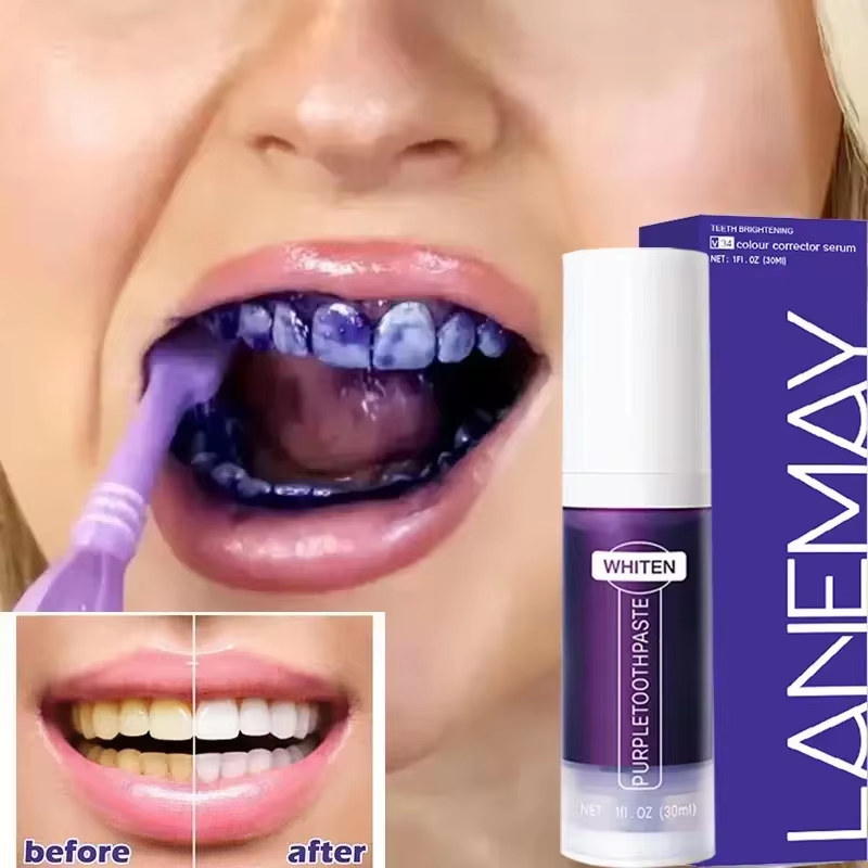 V34 Purple Teeth Whitening Too - đánh giá và giá Purple Toning Shampoo