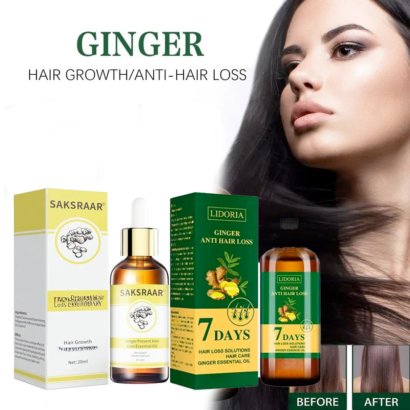 Ginger Hair Growth Products Fa - đánh giá và giá Hair Care Essence Oil Spray