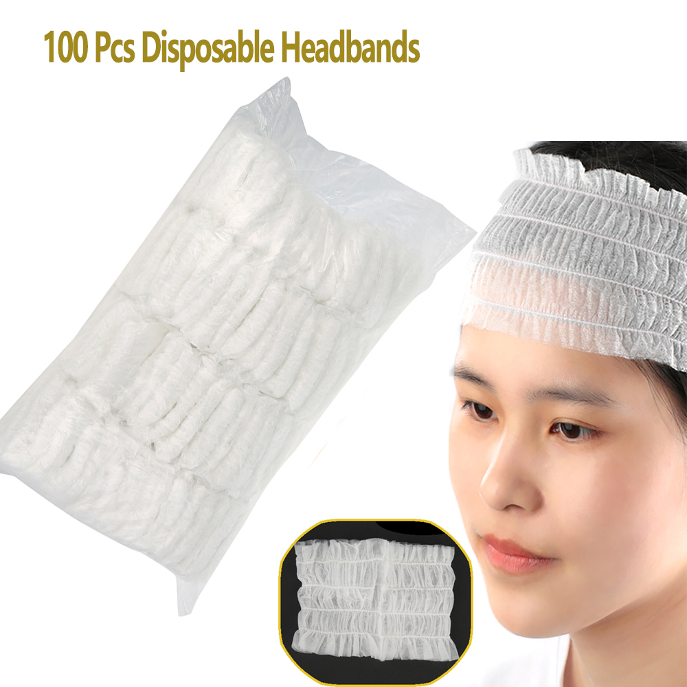 100 Pcs Disposable Headbands N - đánh giá và giá Hair Care Journey
