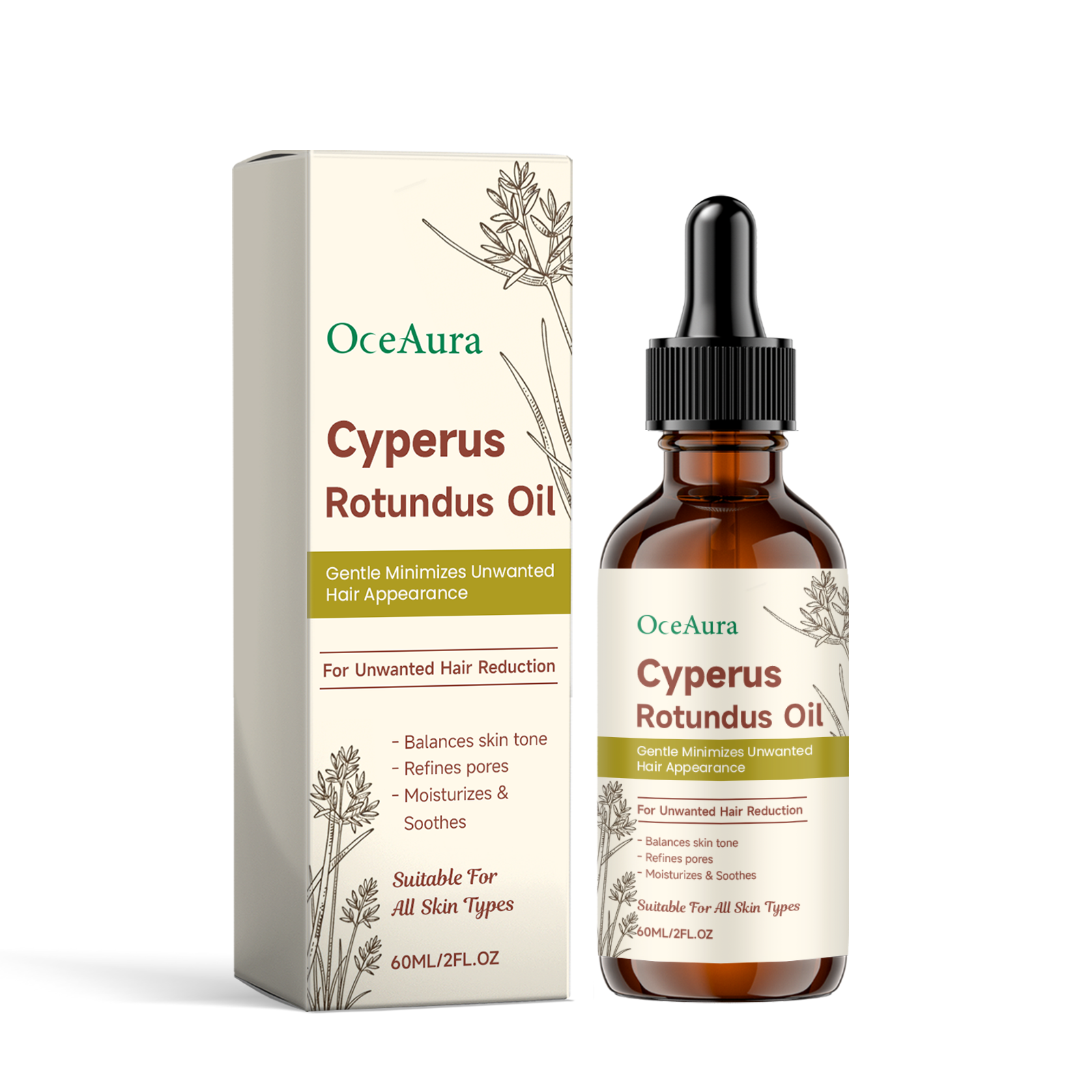 Cyperus Rotundus Hair Removal  - đánh giá và giá Hair Care Essence Oil Spray