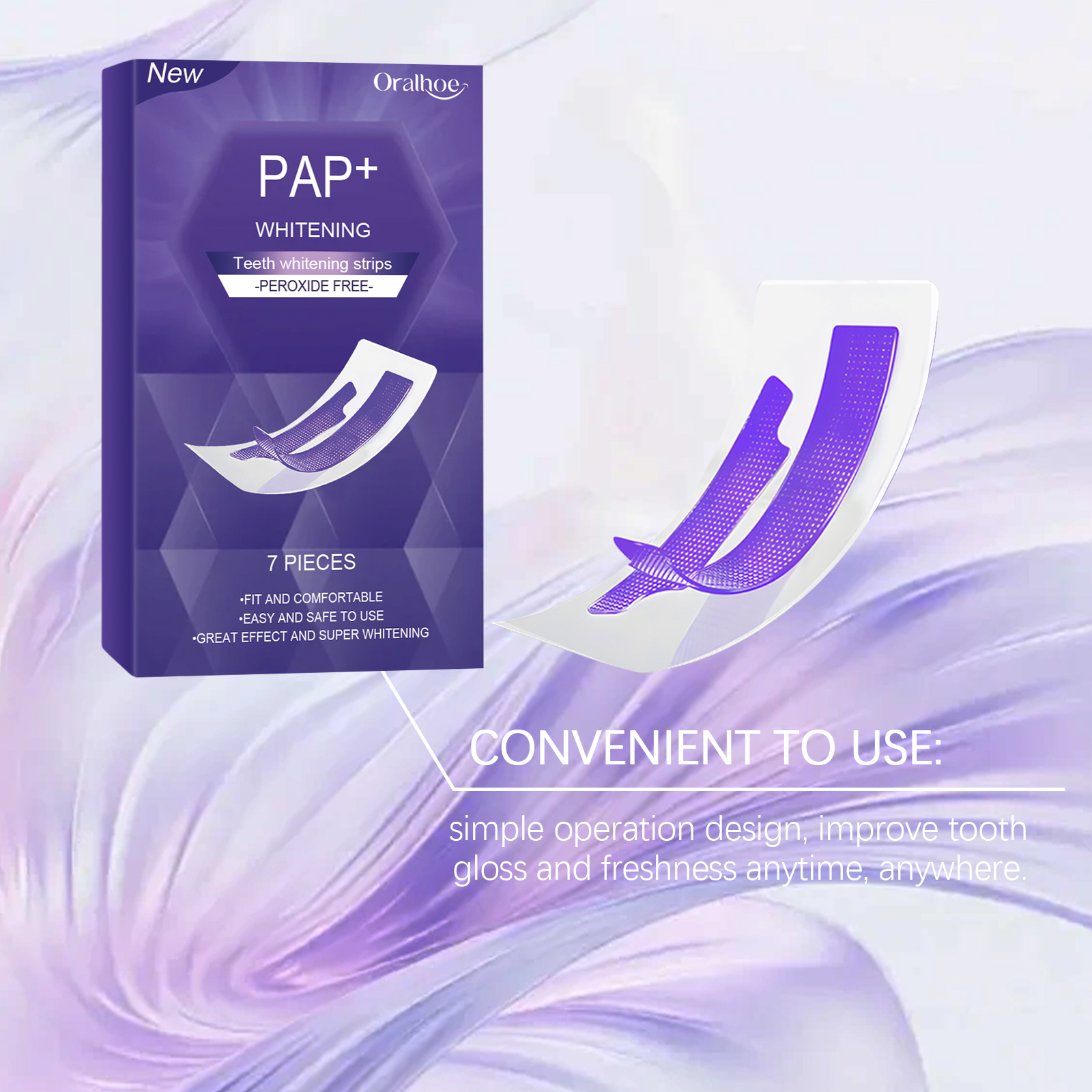 Purple Teeth Whitening Strips  - đánh giá và giá Purple Toning Shampoo