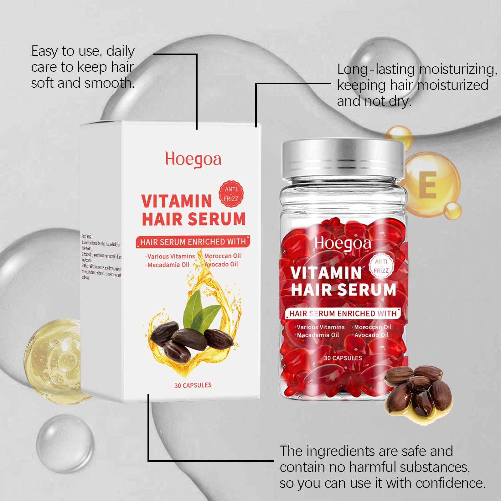 Vitamin Hair Care Serum Capsul - đánh giá và giá Hair Care Serum