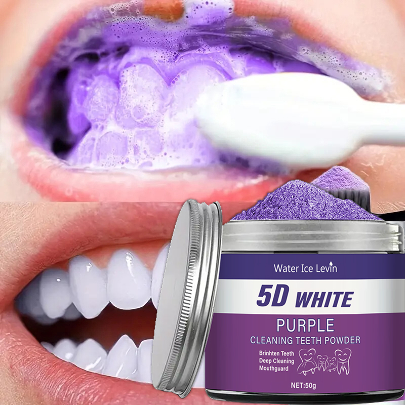 Purple Teeth Whitening Powder, - đánh giá và giá Purple Toning Shampoo