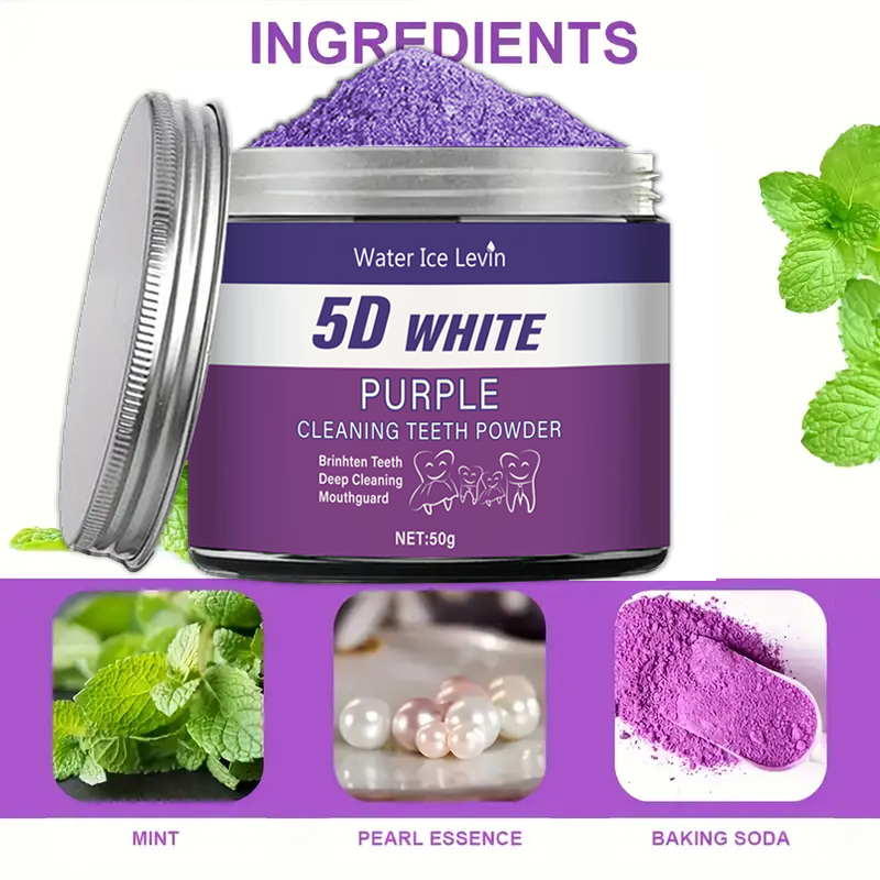 Purple Teeth Whitening Powder, - đánh giá và giá Purple Toning Shampoo