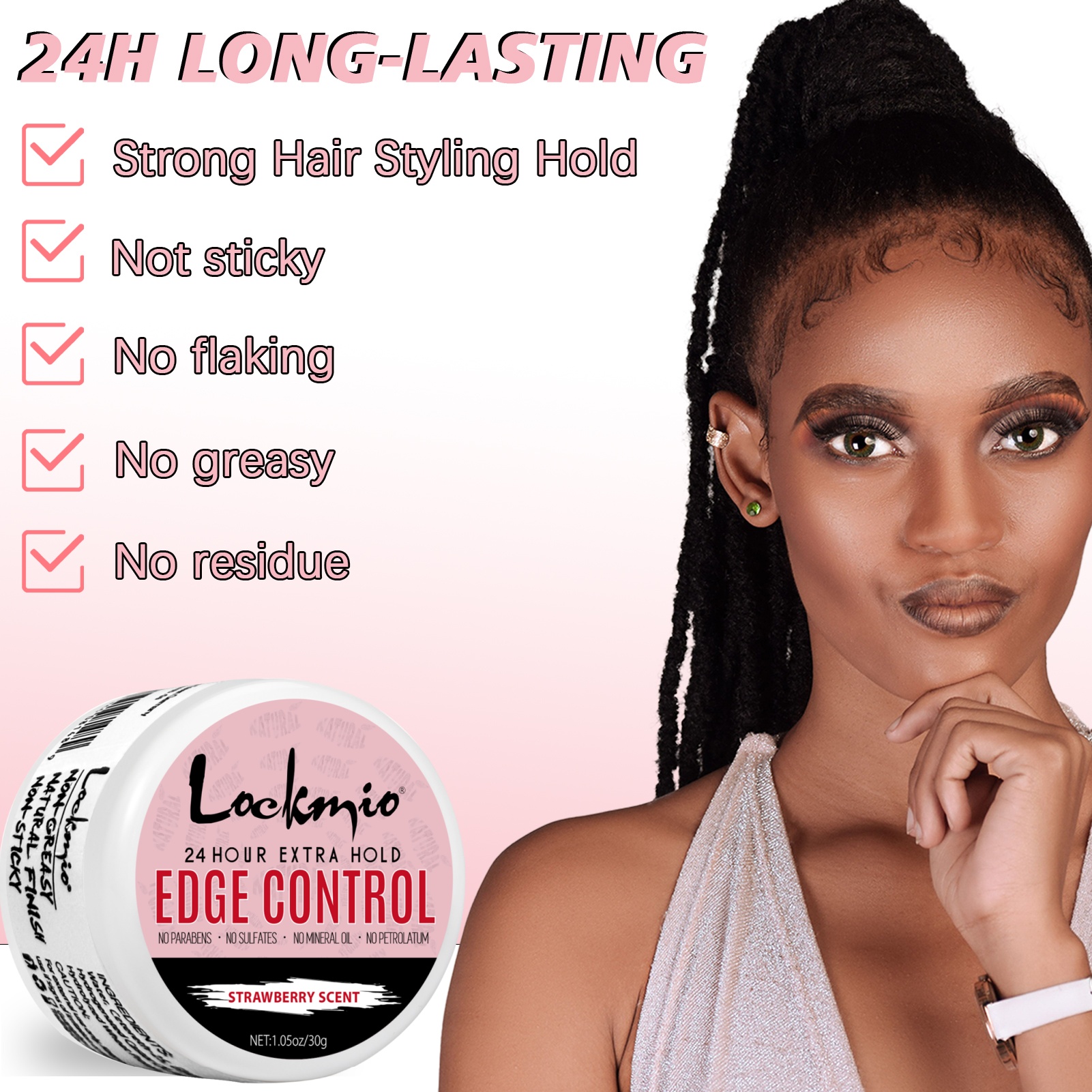 4pcs/Set 30g Edge Control Gel  - đánh giá và giá Edge Control Gel