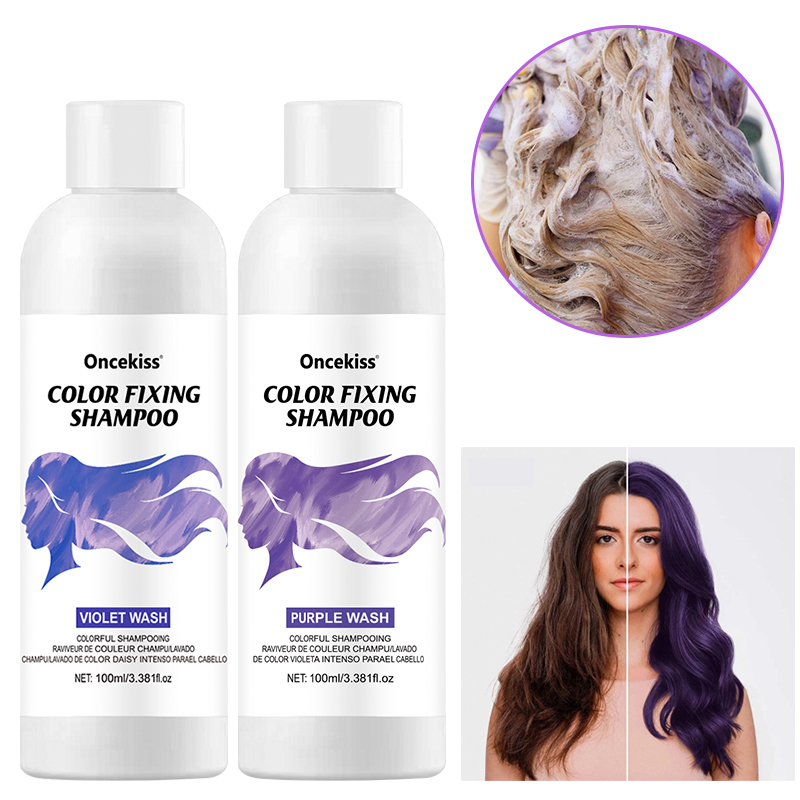 100ml Temporary Hair Color Sha - đánh giá và giá Purple Toning Shampoo