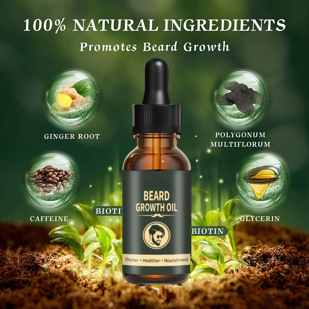 Fast Beard Growth Oil Beard Oi - đánh giá và giá Hair Care Essence Oil Spray