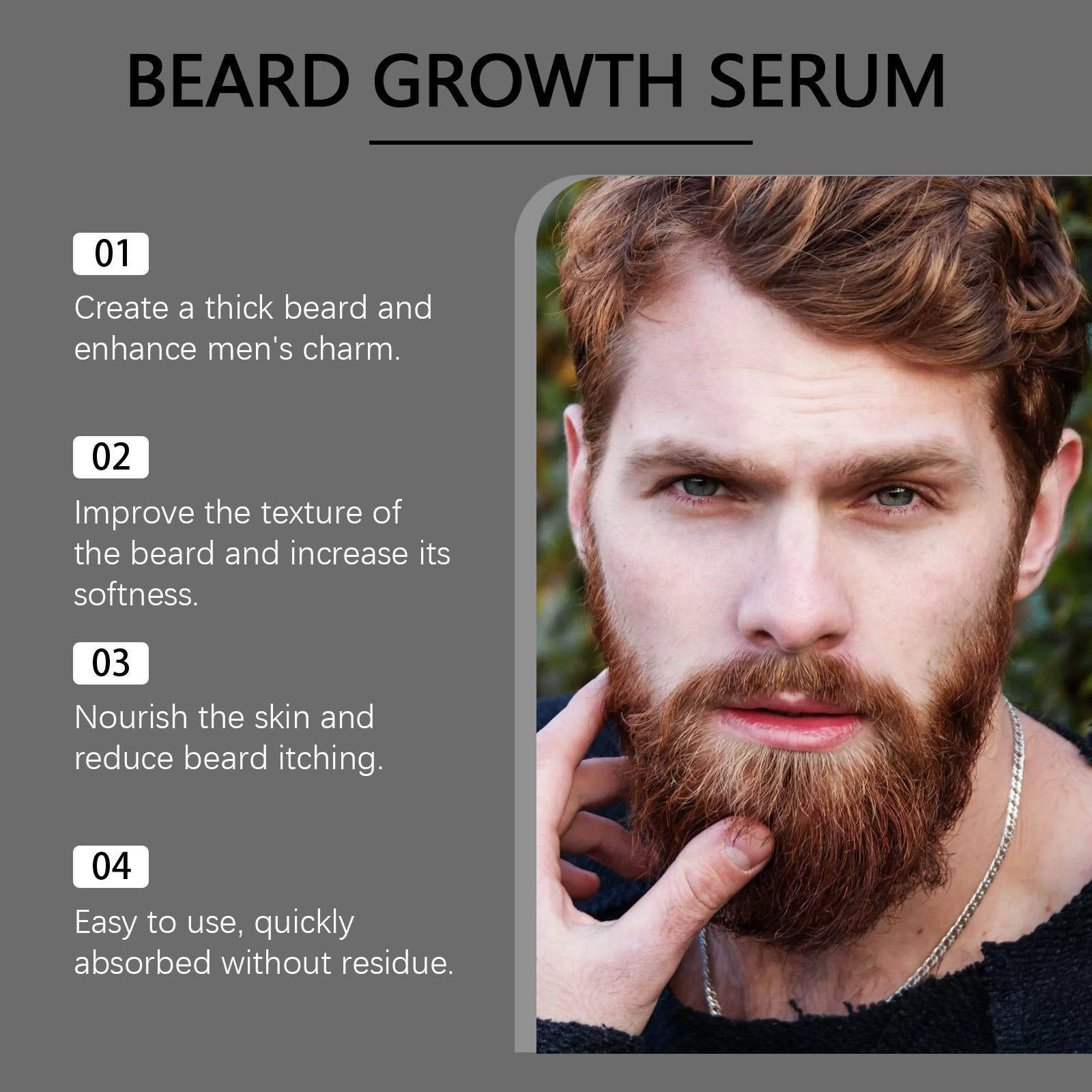 Beard Care Essential Oil Deep  - đánh giá và giá Hair Care Serum